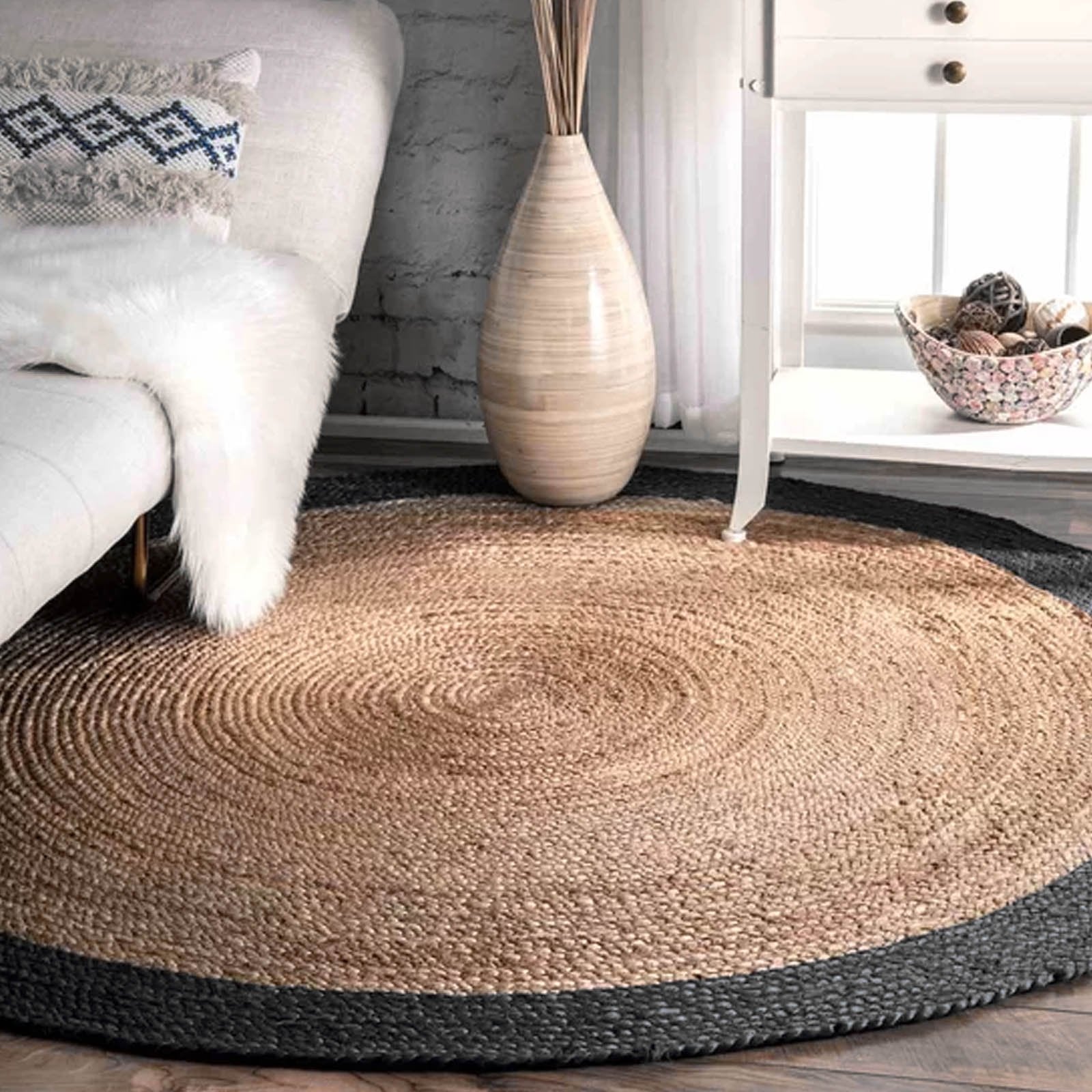 Buy Round Rugs ebarza Online Furniture & Home Decor in UAE