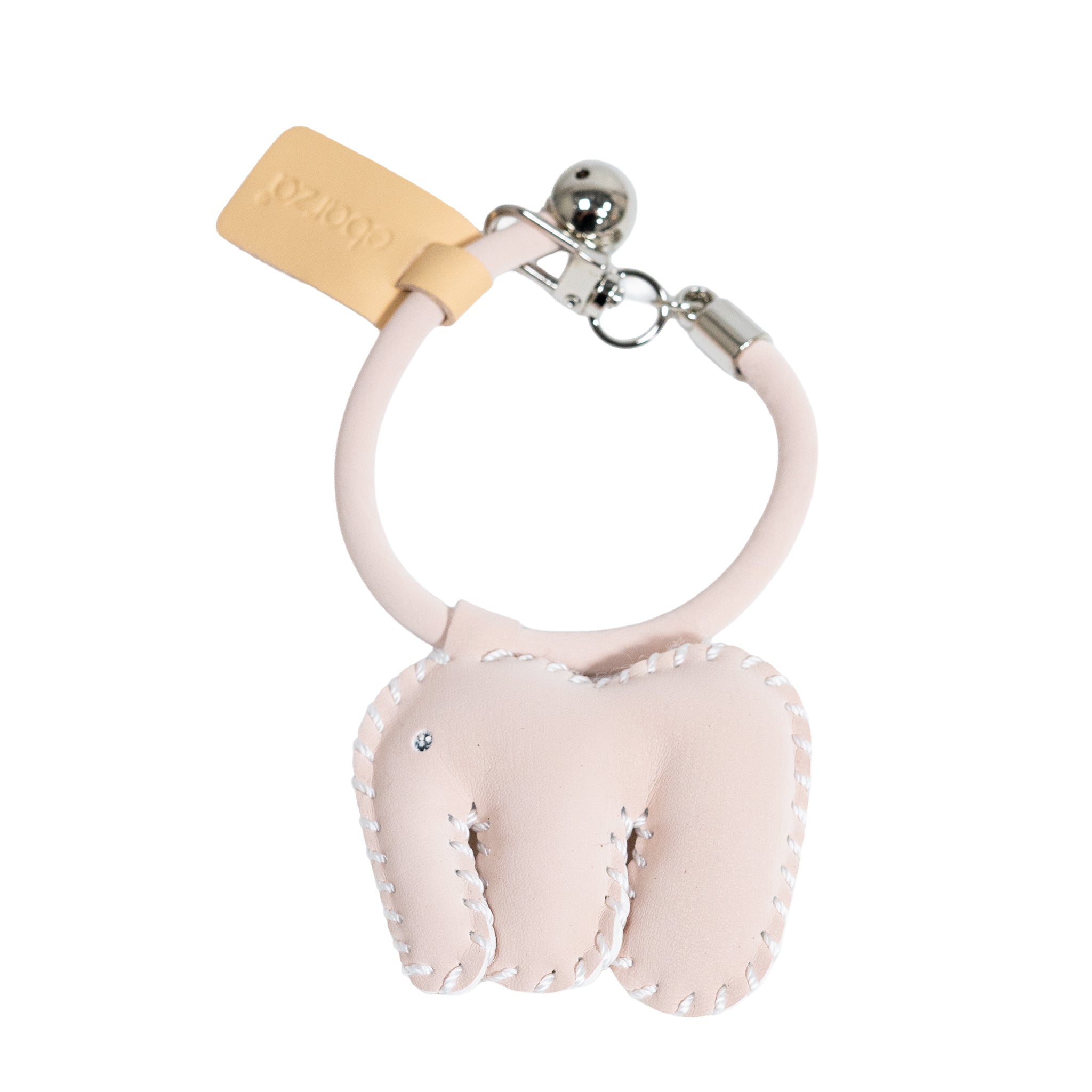 BEACON keychain 011 with a metallic finish, featuring a sleek, compact design perfect for holding keys or accessories.