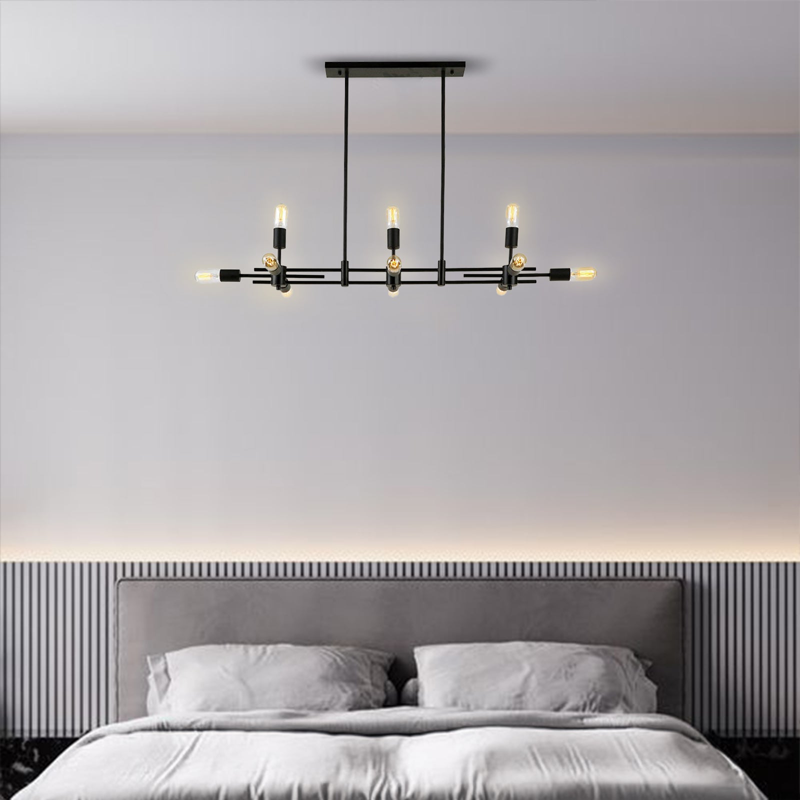 11 Heads Industrial Pendant Lamp Cy-Dd-317 - Pendant Lamps - ebarza Furniture UAE | Shop Modern Furniture in Abu Dhabi & Dubai - مفروشات ايبازرا في الامارات | تسوق اثاث عصري وديكورات مميزة في دبي وابوظبي