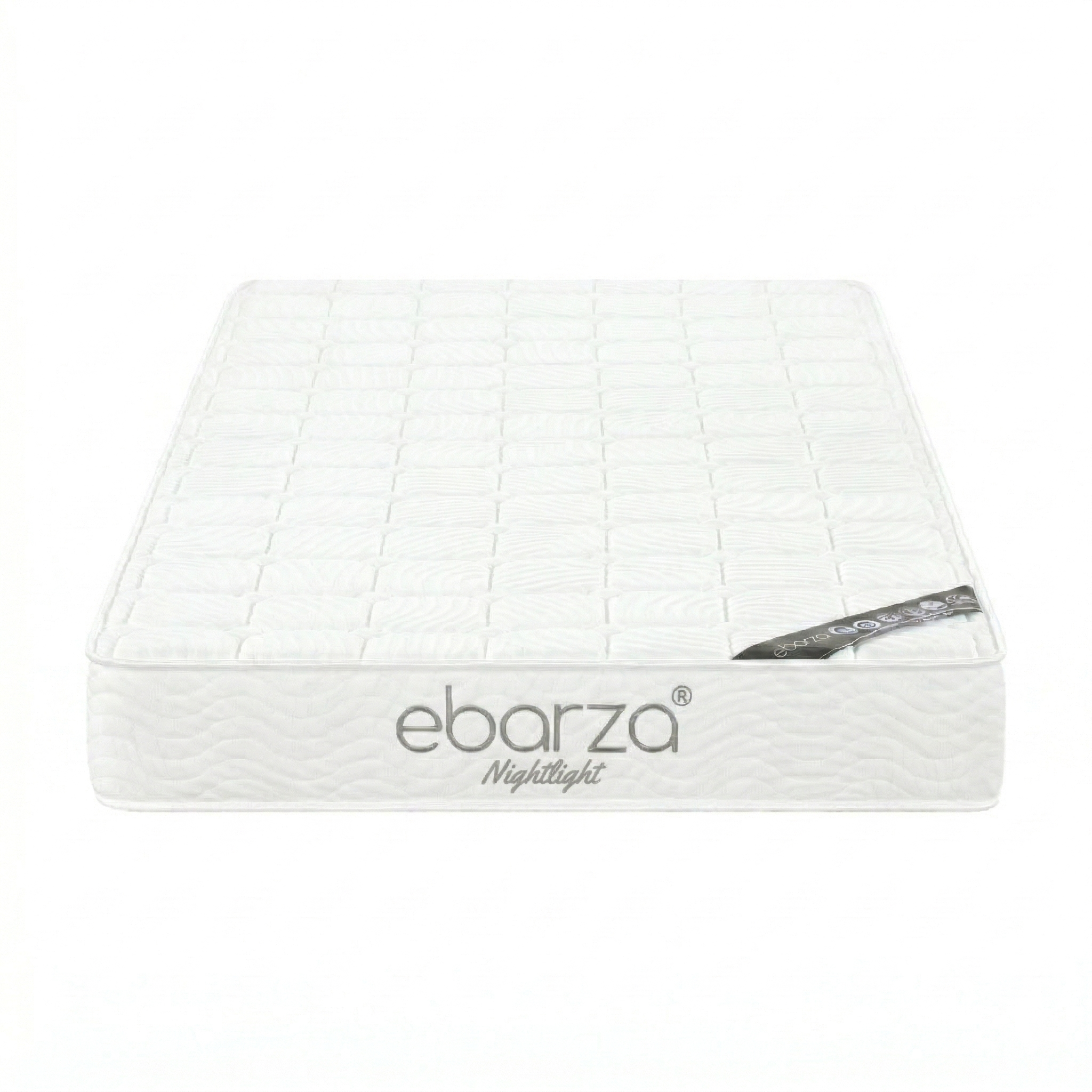 BEACON single size mattress, 119x200x18 cm, comfortable nightlight mattress for restful sleep, model F2504101.