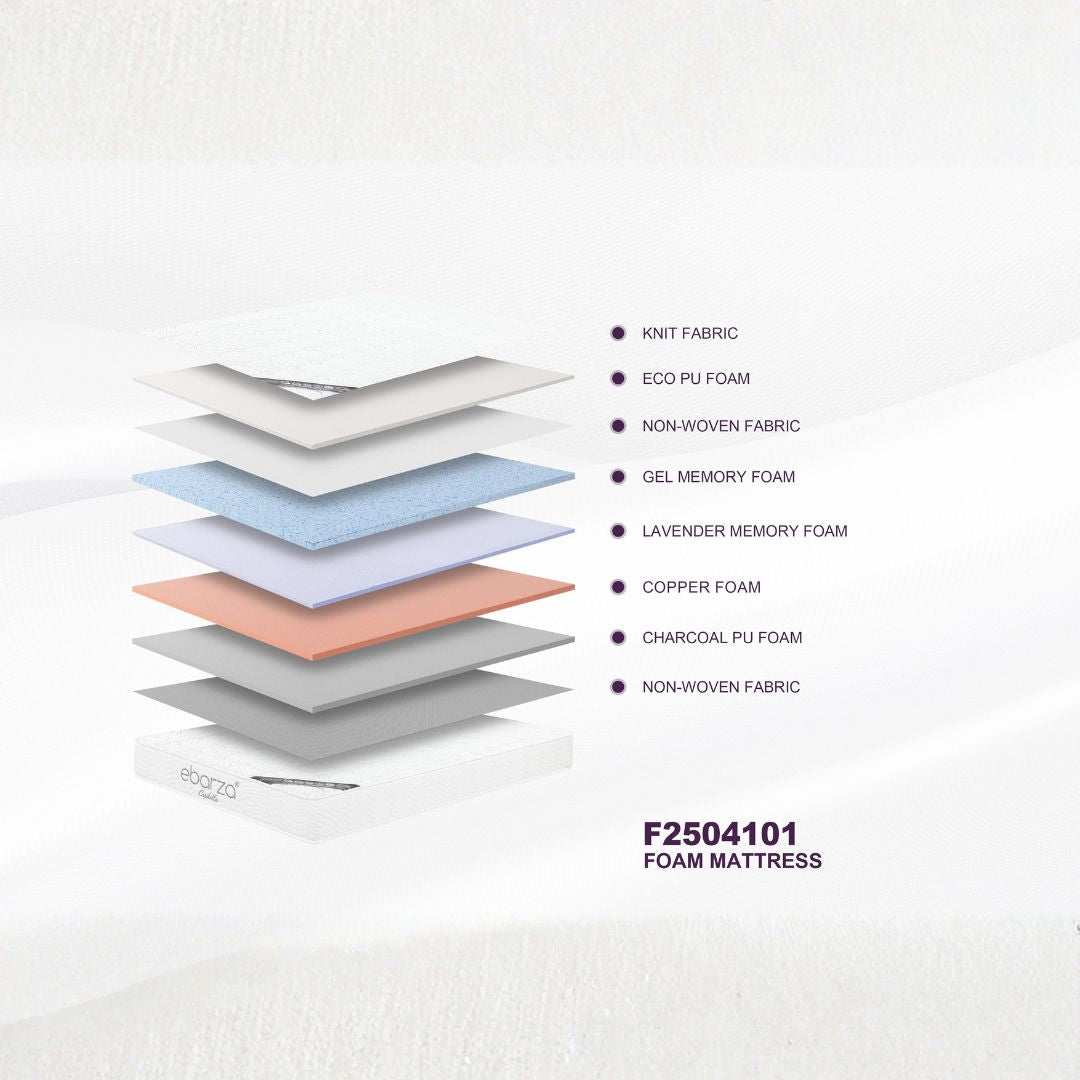 F2504101 - مرتبة كادل مفردة الحجم 107 × 203 × 18 سم