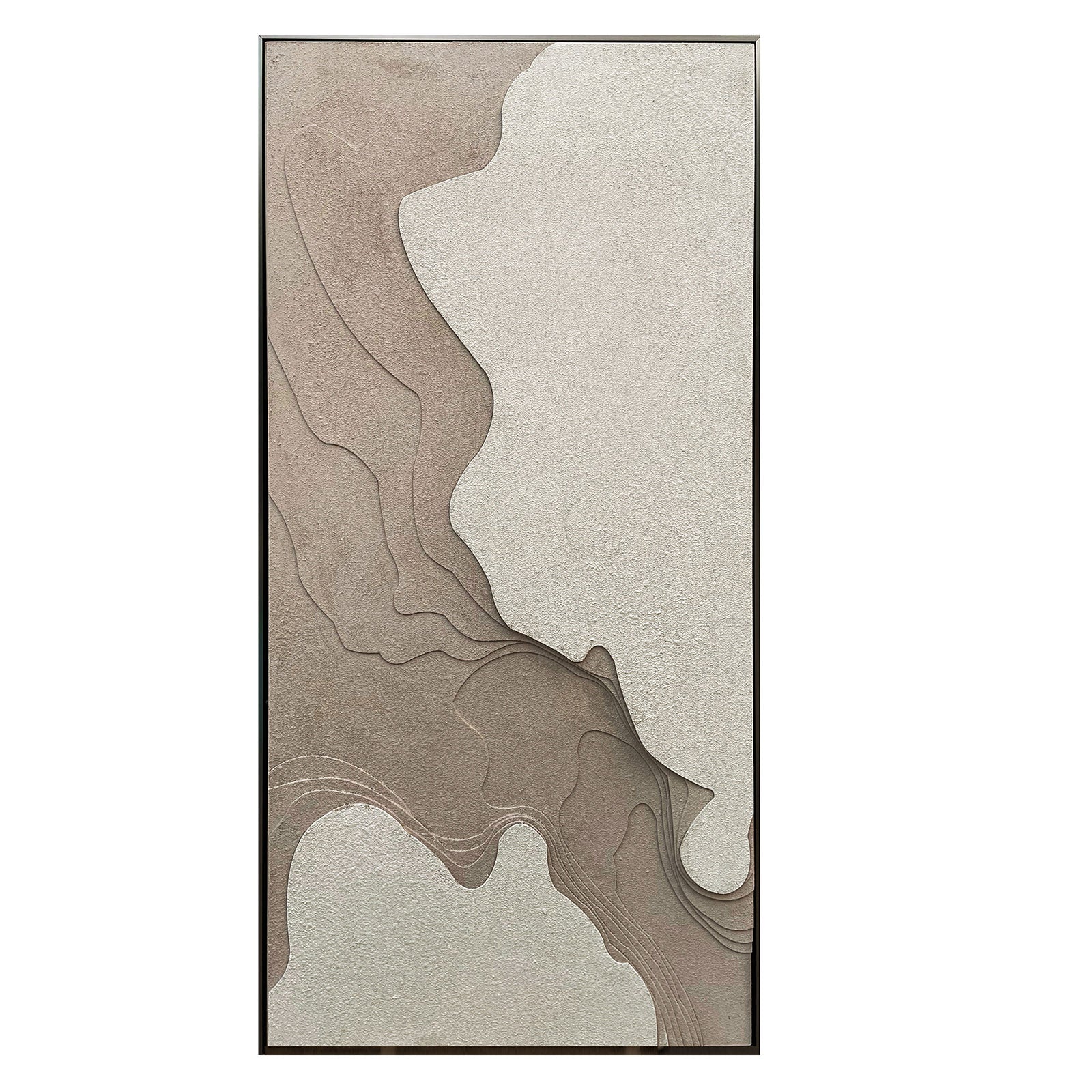 Display Item - Echoes Of Earth Wood Curving Painting 160x80cm SOASAMPLE005-Nakheel - DISPLAY ITEM - ebarza Furniture UAE | Shop Modern Furniture in Abu Dhabi & Dubai - مفروشات ايبازرا في الامارات | تسوق اثاث عصري وديكورات مميزة في دبي وابوظبي