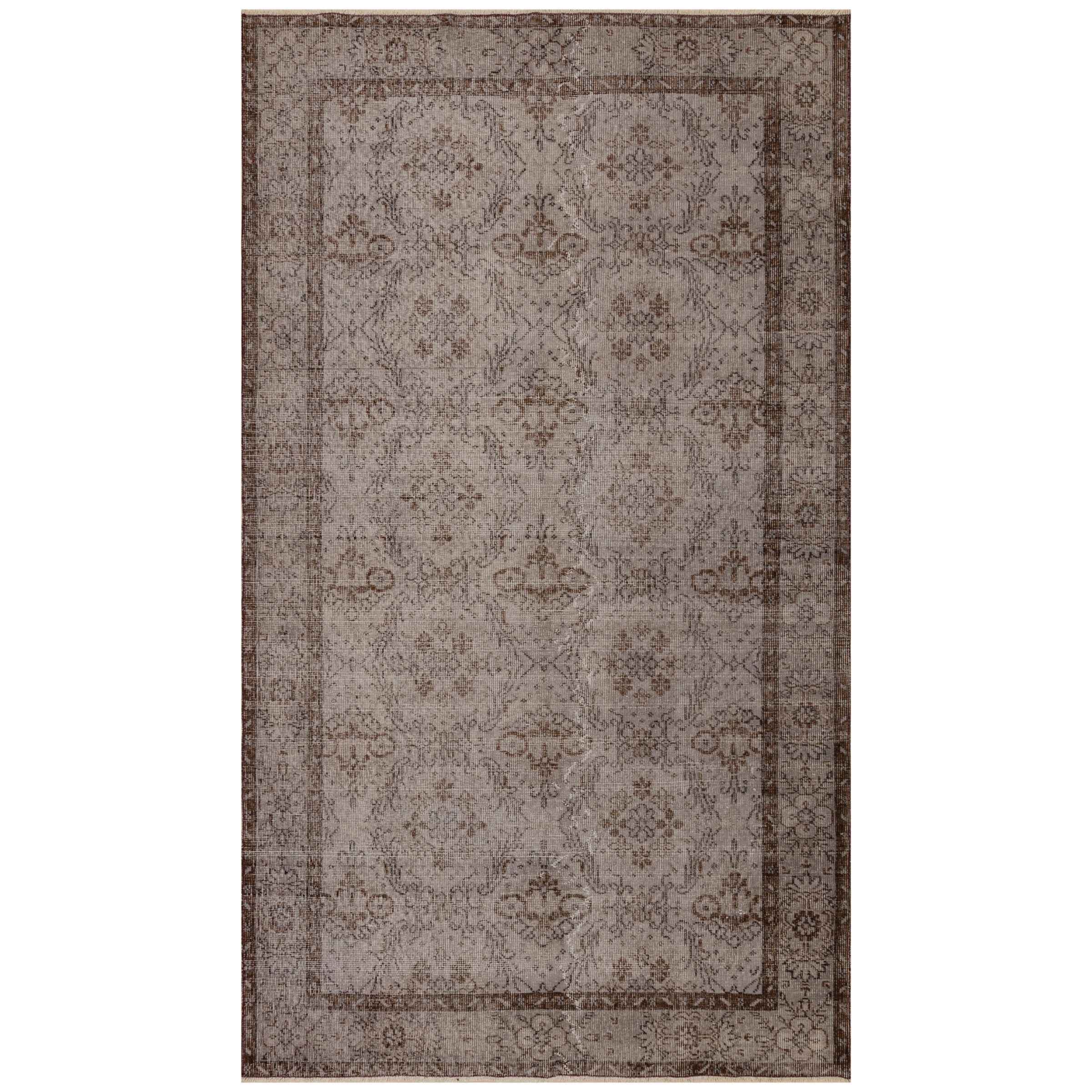 149 X 270 Cm Anatolian Hand Knotted Carpet Vintage Style 7191 - Rugs - ebarza Furniture UAE | Shop Modern Furniture in Abu Dhabi & Dubai - مفروشات ايبازرا في الامارات | تسوق اثاث عصري وديكورات مميزة في دبي وابوظبي
