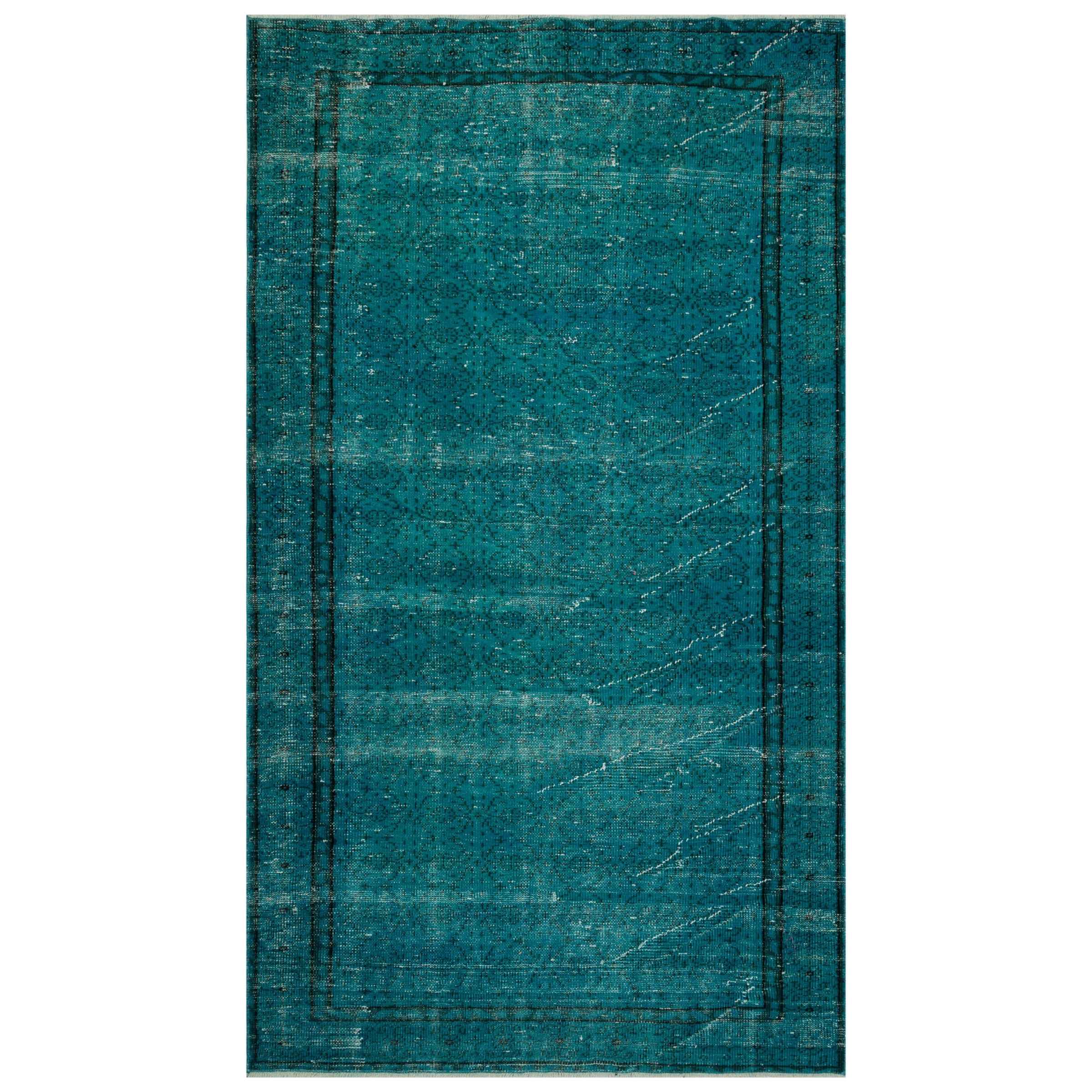 153 X 272 Cm Anatolian Hand Knotted Carpet Vintage Style 8604 - Rugs - ebarza Furniture UAE | Shop Modern Furniture in Abu Dhabi & Dubai - مفروشات ايبازرا في الامارات | تسوق اثاث عصري وديكورات مميزة في دبي وابوظبي