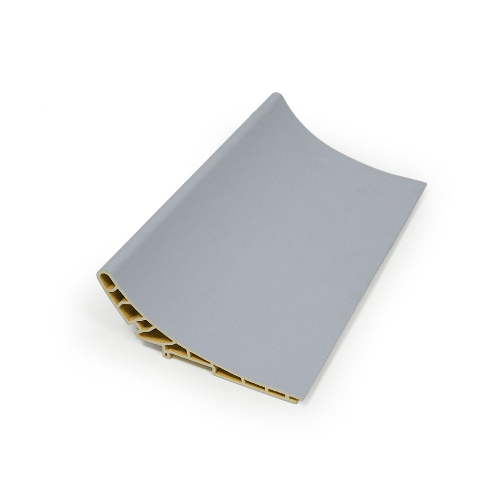 15*350 CM OUT CURVE WPC Wall Panel-OC MODLE: 150YYB COLOUR :Morandi Grey BP-109Y - Wall Panels - ebarza Furniture UAE | Shop Modern Furniture in Abu Dhabi & Dubai - مفروشات ايبازرا في الامارات | تسوق اثاث عصري وديكورات مميزة في دبي وابوظبي