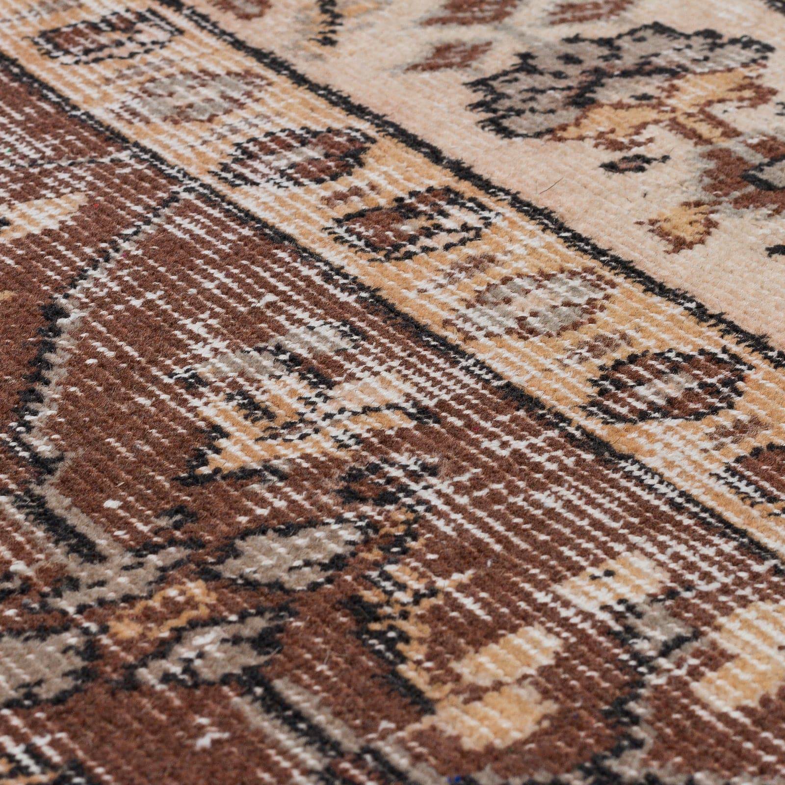 153X246 Cm Anatolian Hand Knotted Carpet Vintage Style 2550 - Rugs - ebarza Furniture UAE | Shop Modern Furniture in Abu Dhabi & Dubai - مفروشات ايبازرا في الامارات | تسوق اثاث عصري وديكورات مميزة في دبي وابوظبي