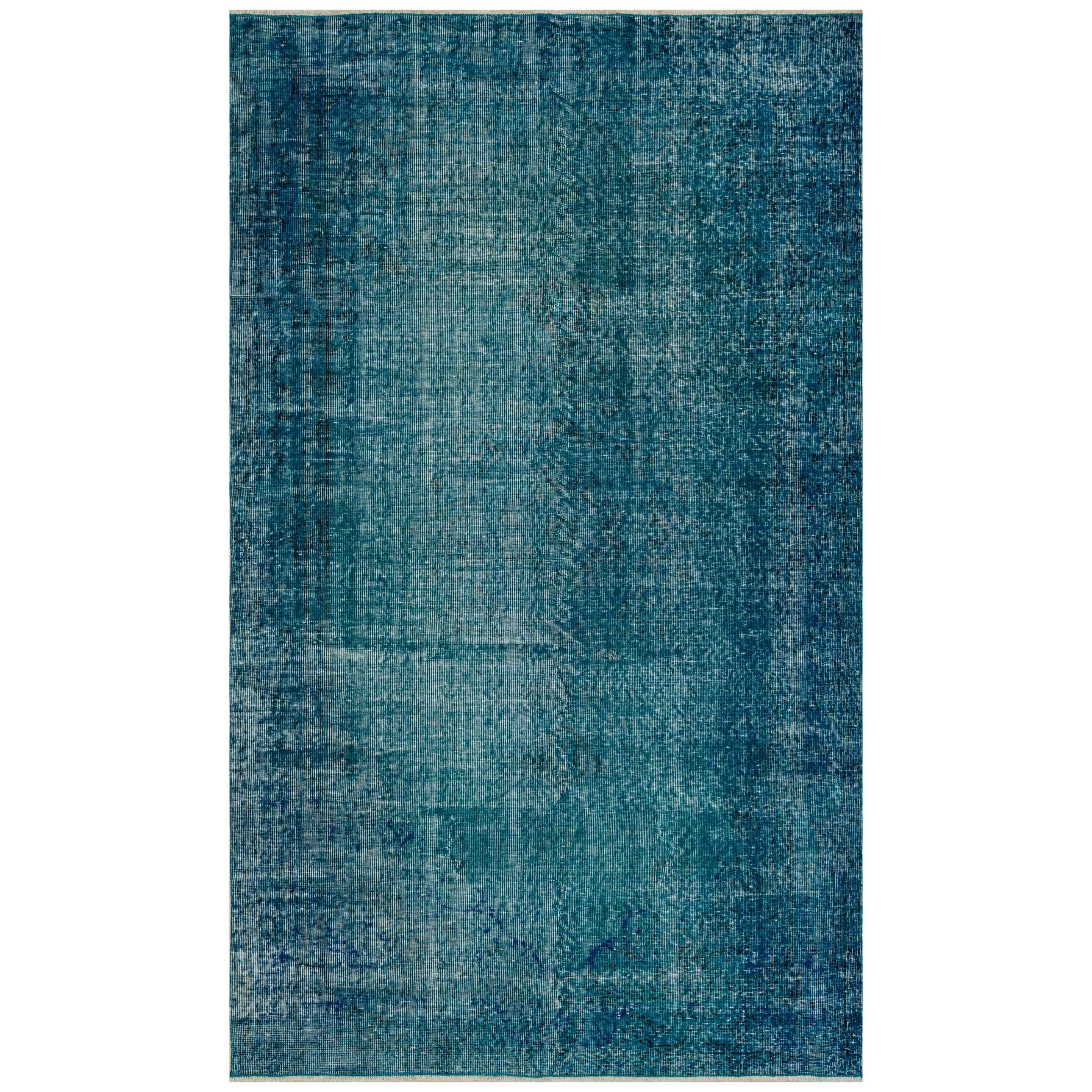 154 X 252 Cm Anatolian Hand Knotted Carpet Vintage Style 7120 - Rugs - ebarza Furniture UAE | Shop Modern Furniture in Abu Dhabi & Dubai - مفروشات ايبازرا في الامارات | تسوق اثاث عصري وديكورات مميزة في دبي وابوظبي