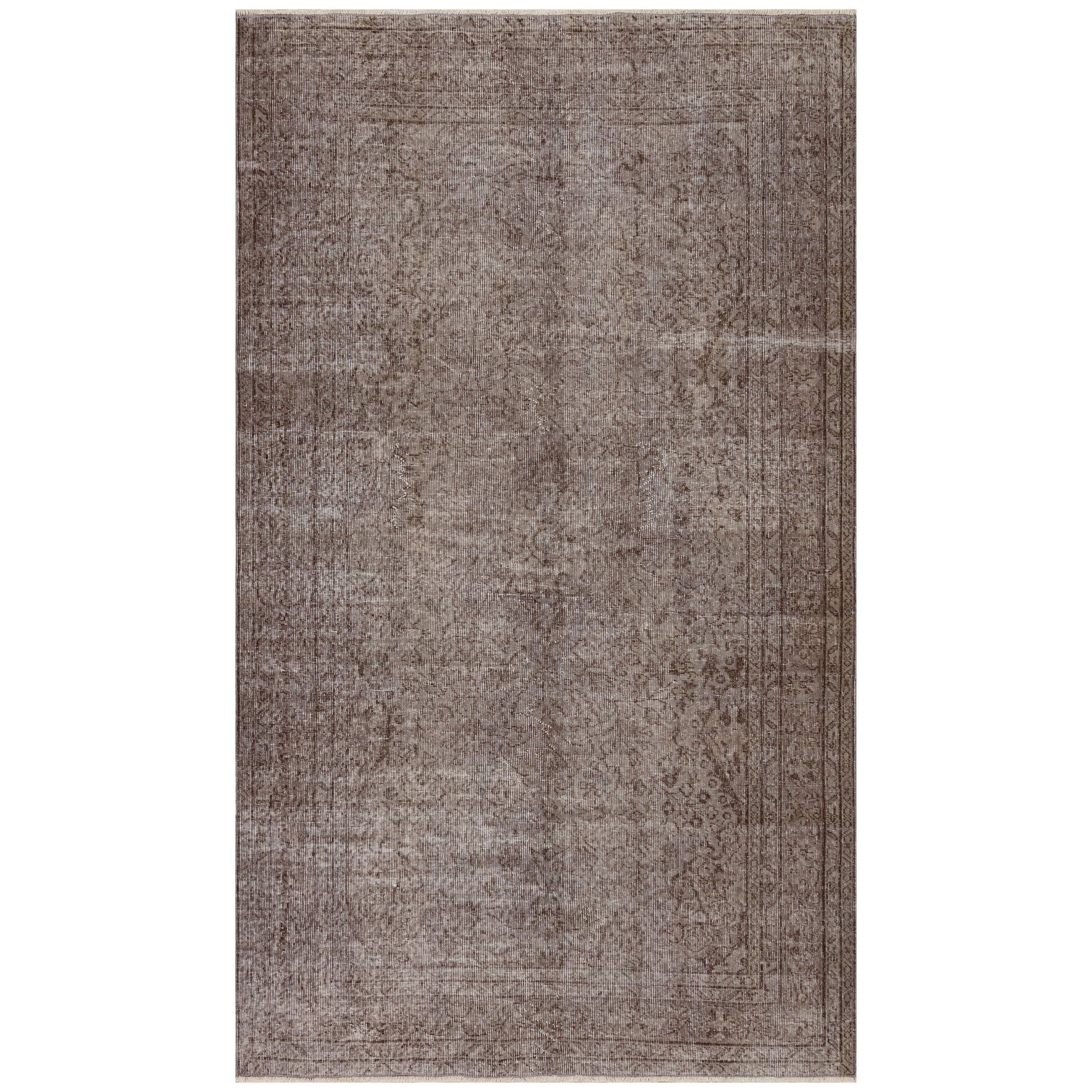 155 X 260 Anatolian Hand Knotted Carpet Vintage Style 7192 - Rugs - ebarza Furniture UAE | Shop Modern Furniture in Abu Dhabi & Dubai - مفروشات ايبازرا في الامارات | تسوق اثاث عصري وديكورات مميزة في دبي وابوظبي