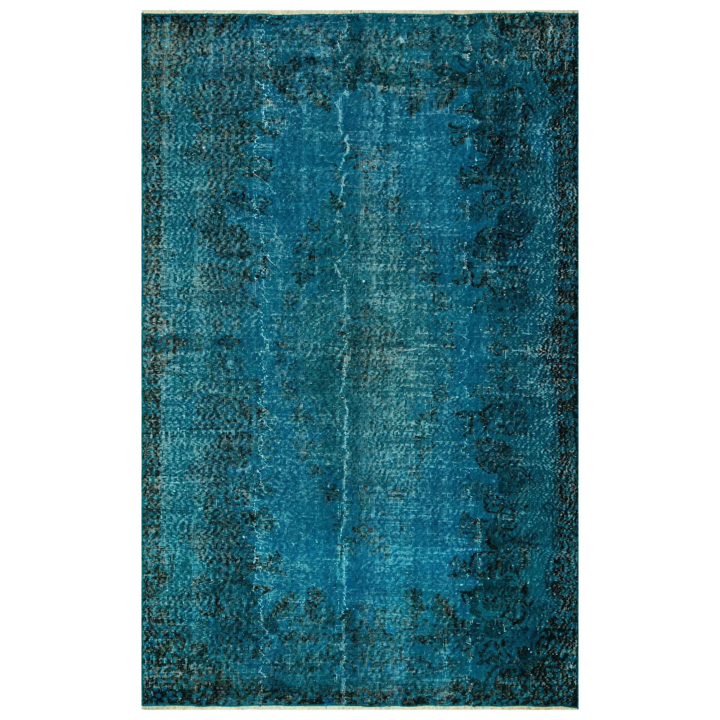 158 X 260 Cm Anatolian Hand Knotted Carpet Vintage Style 8508 - Rugs - ebarza Furniture UAE | Shop Modern Furniture in Abu Dhabi & Dubai - مفروشات ايبازرا في الامارات | تسوق اثاث عصري وديكورات مميزة في دبي وابوظبي