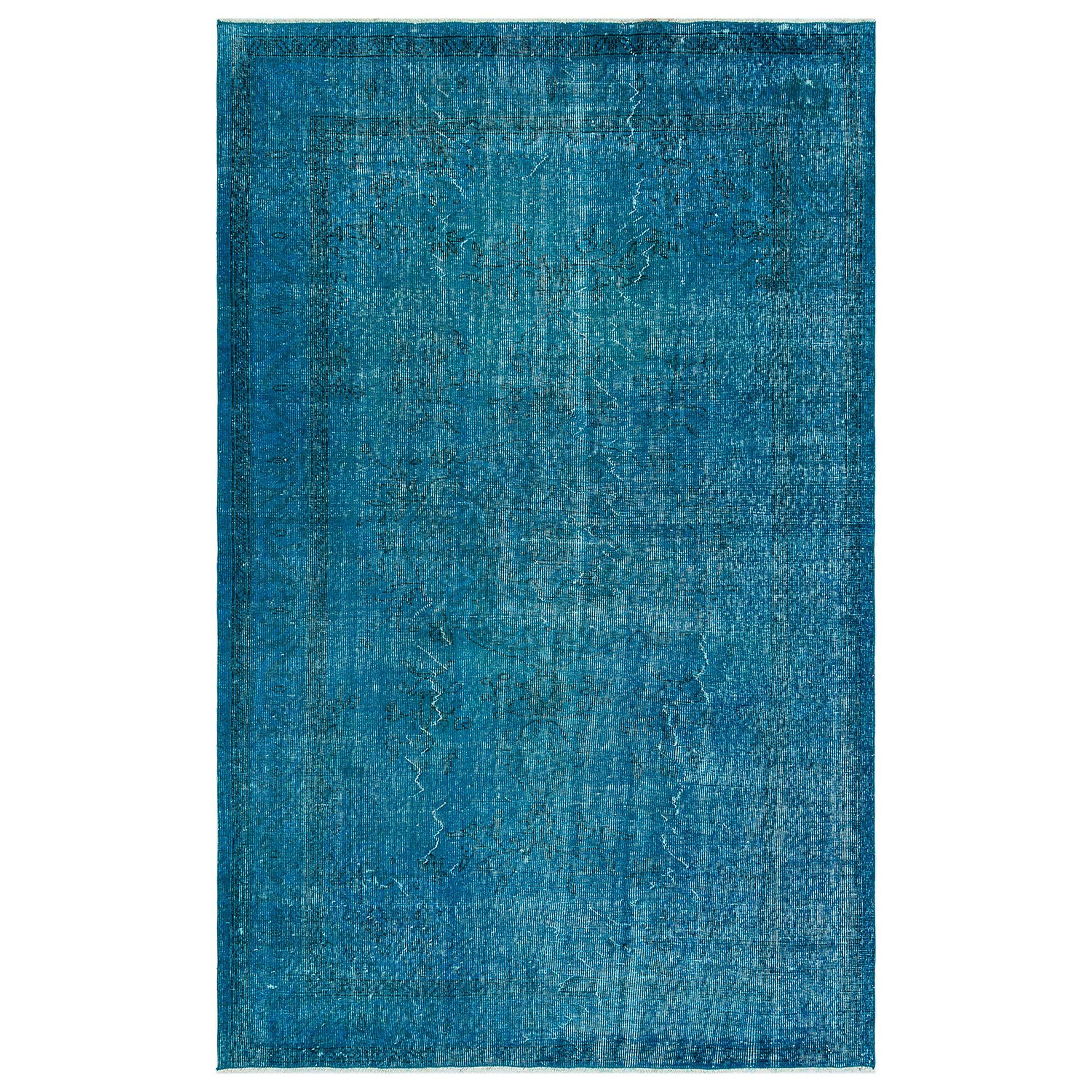 159 X 256 Anatolian Hand Knotted Carpet Vintage Style F1129 - Rugs - ebarza Furniture UAE | Shop Modern Furniture in Abu Dhabi & Dubai - مفروشات ايبازرا في الامارات | تسوق اثاث عصري وديكورات مميزة في دبي وابوظبي