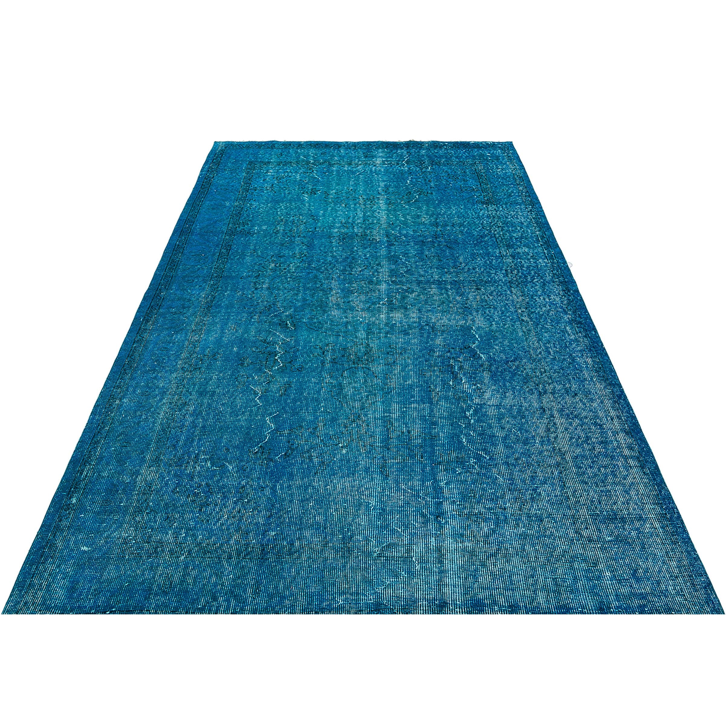 159 X 256 Anatolian Hand Knotted Carpet Vintage Style F1129 - Rugs - ebarza Furniture UAE | Shop Modern Furniture in Abu Dhabi & Dubai - مفروشات ايبازرا في الامارات | تسوق اثاث عصري وديكورات مميزة في دبي وابوظبي