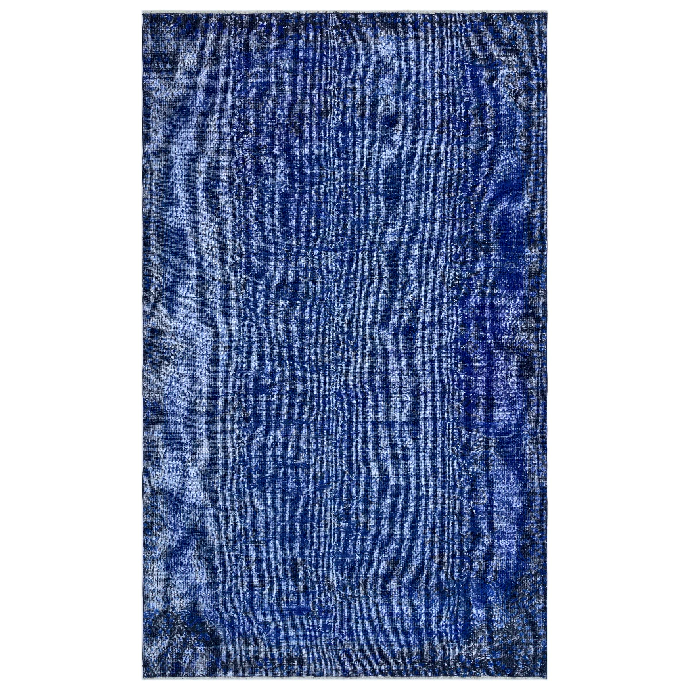 160 X 263 Anatolian Hand Knotted Carpet Vintage Style 1335 - Rugs - ebarza Furniture UAE | Shop Modern Furniture in Abu Dhabi & Dubai - مفروشات ايبازرا في الامارات | تسوق اثاث عصري وديكورات مميزة في دبي وابوظبي