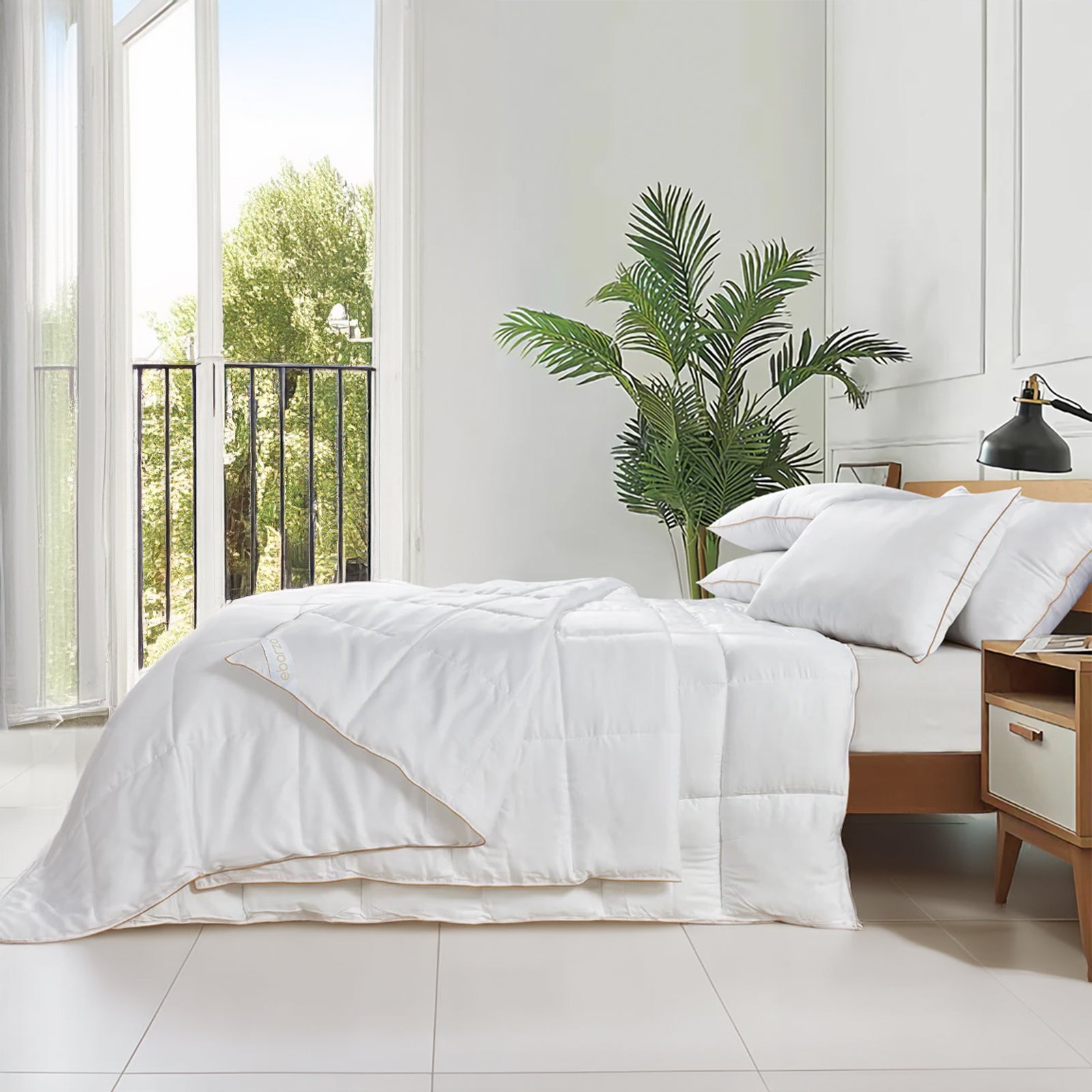 160X220 Down Feather Quilt 020205483 - Bedding - ebarza Furniture UAE | Shop Modern Furniture in Abu Dhabi & Dubai - مفروشات ايبازرا في الامارات | تسوق اثاث عصري وديكورات مميزة في دبي وابوظبي