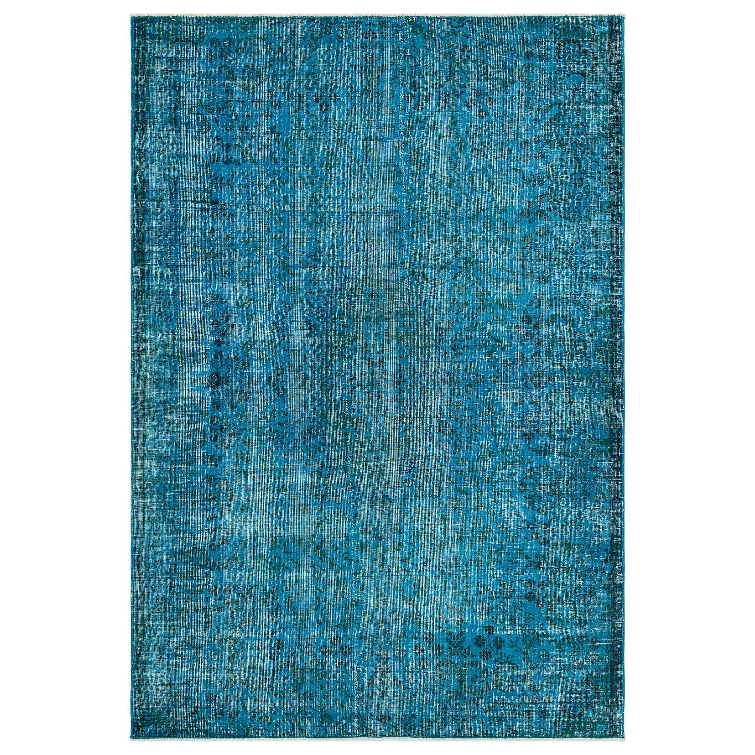 162 X 236 Cm Anatolian Hand Knotted Carpet Vintage Style F1131 - Rugs - ebarza Furniture UAE | Shop Modern Furniture in Abu Dhabi & Dubai - مفروشات ايبازرا في الامارات | تسوق اثاث عصري وديكورات مميزة في دبي وابوظبي