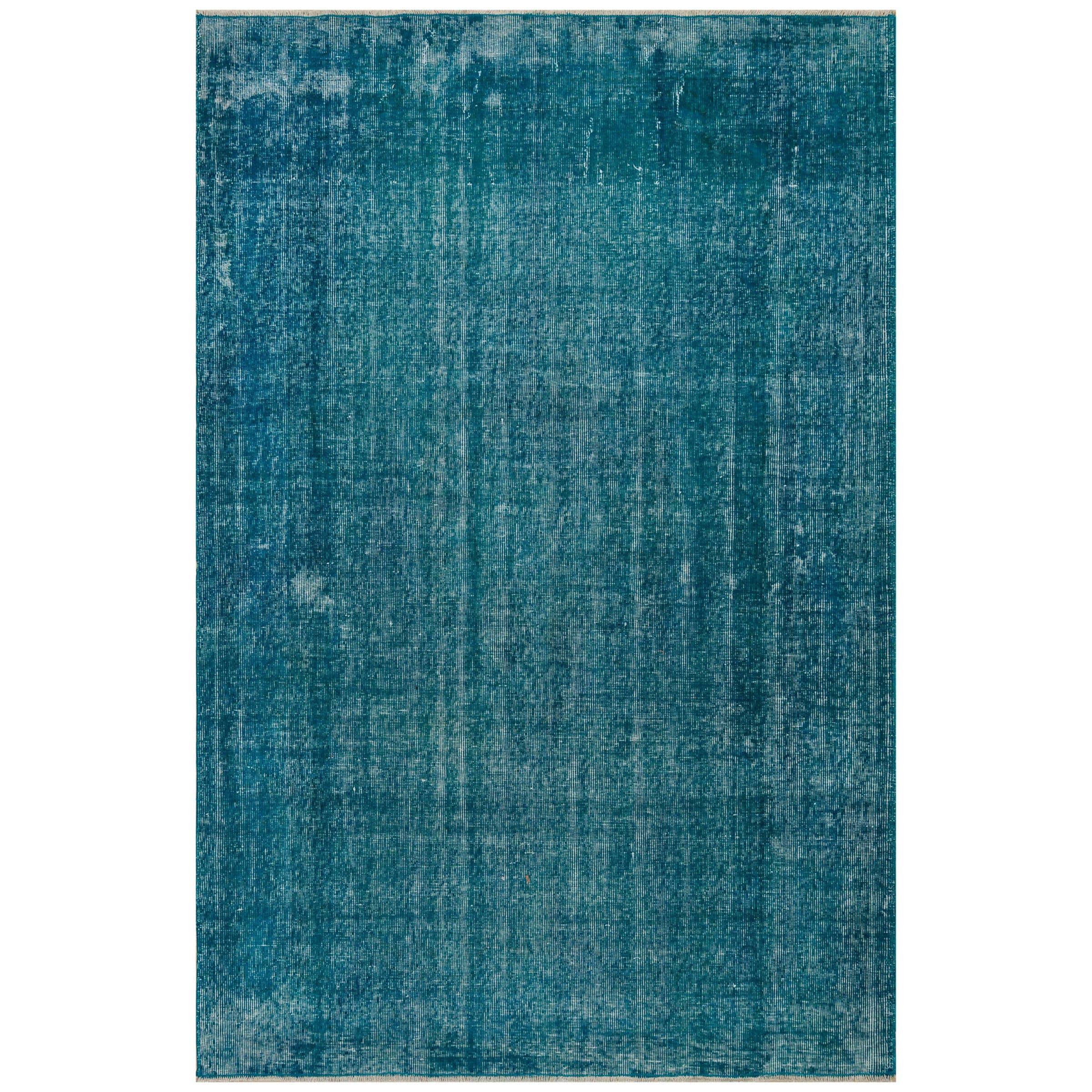 163 X 249 Anatolian Hand Knotted Carpet Vintage Style 7197 - Rugs - ebarza Furniture UAE | Shop Modern Furniture in Abu Dhabi & Dubai - مفروشات ايبازرا في الامارات | تسوق اثاث عصري وديكورات مميزة في دبي وابوظبي