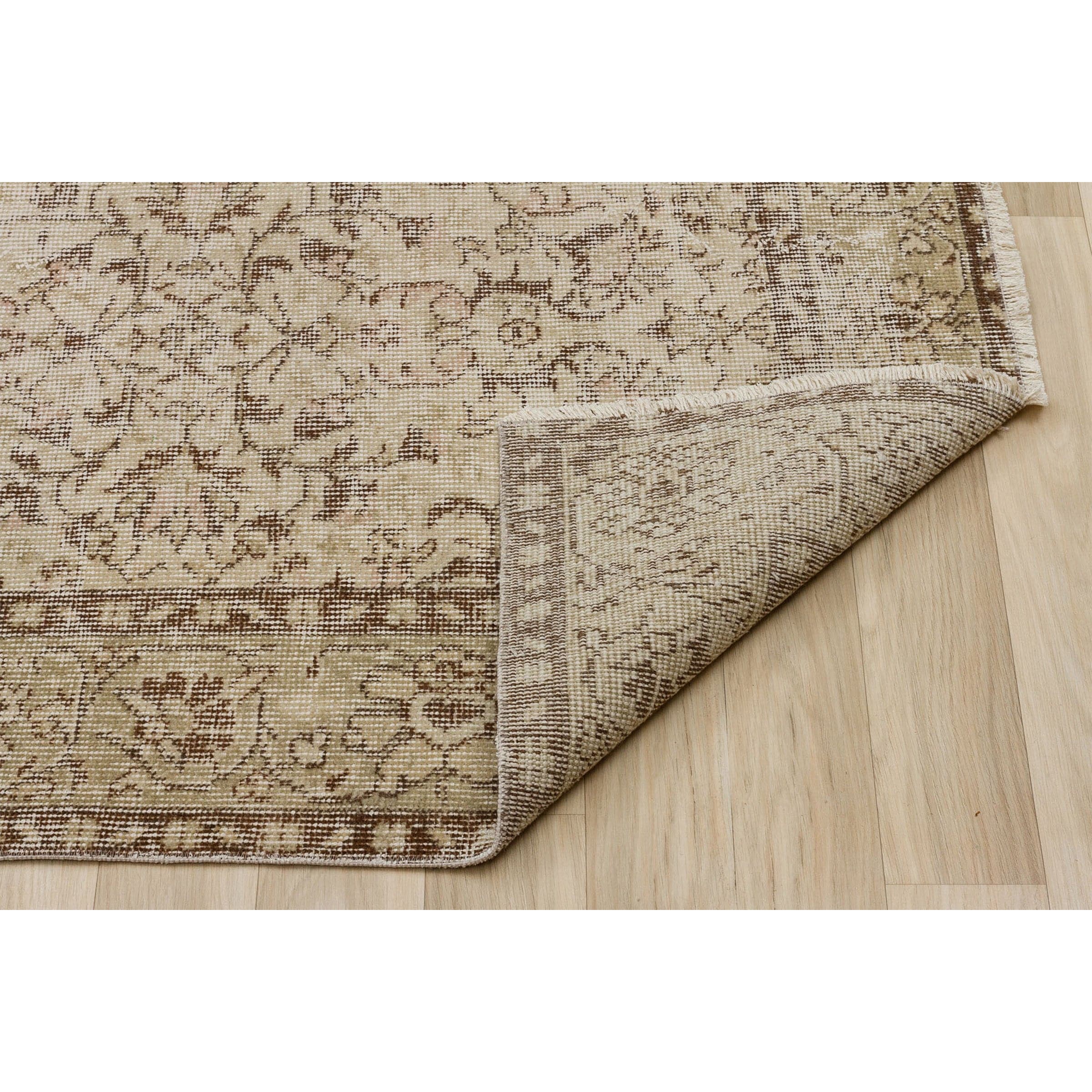 165 X 276 Anatolian Hand Knotted Carpet Vintage Style 7073 - Rugs - ebarza Furniture UAE | Shop Modern Furniture in Abu Dhabi & Dubai - مفروشات ايبازرا في الامارات | تسوق اثاث عصري وديكورات مميزة في دبي وابوظبي