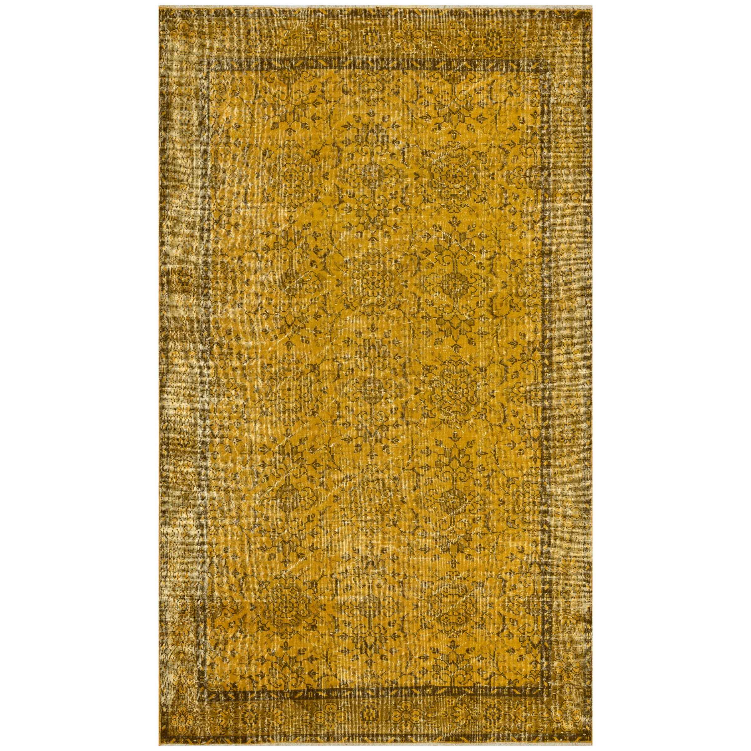 166 X 286 Cm Anatolian Hand Knotted Carpet Vintage Style 8419 - Rugs - ebarza Furniture UAE | Shop Modern Furniture in Abu Dhabi & Dubai - مفروشات ايبازرا في الامارات | تسوق اثاث عصري وديكورات مميزة في دبي وابوظبي