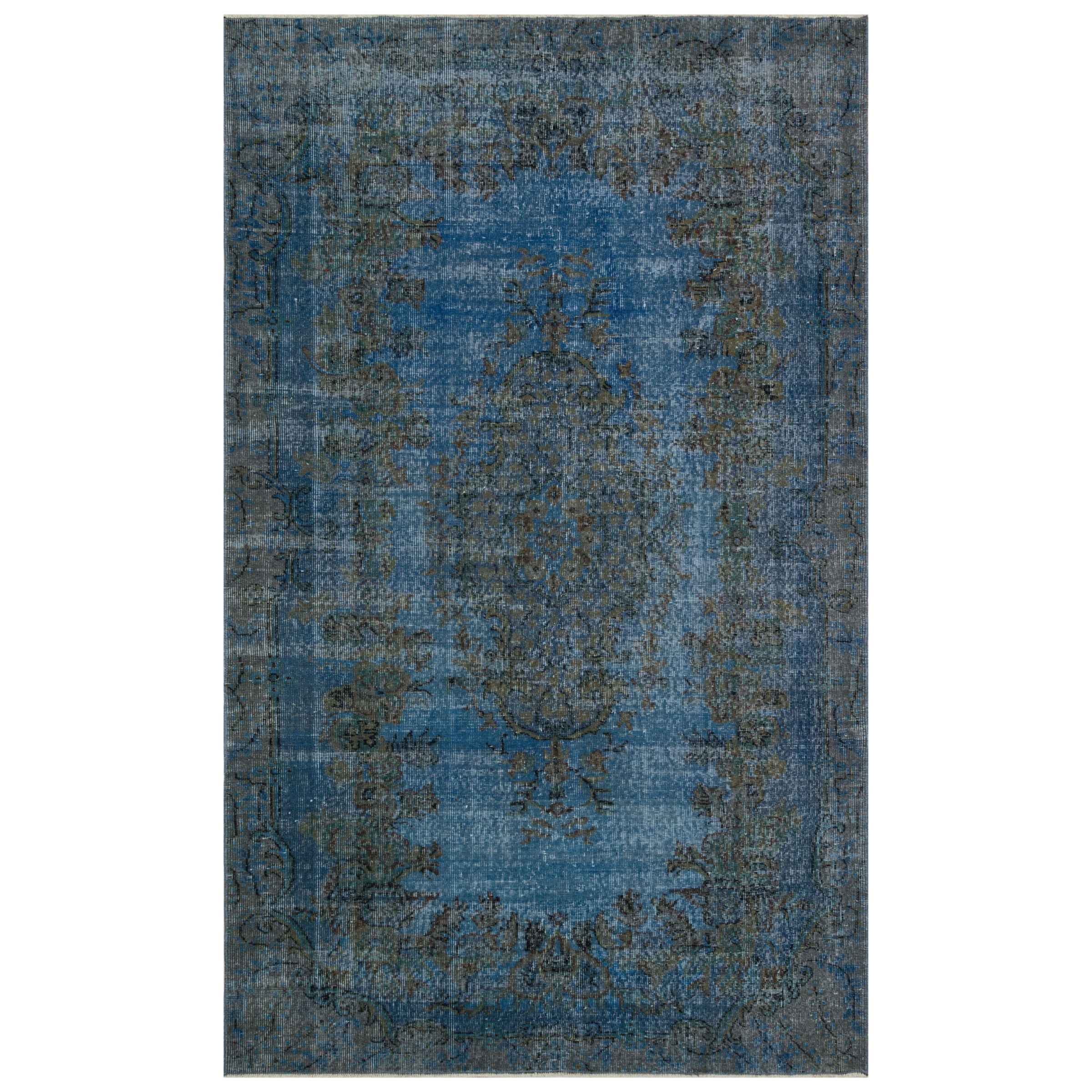 167 X 272 Cm Anatolian Hand Knotted Carpet Vintage Style 8584 - Rugs - ebarza Furniture UAE | Shop Modern Furniture in Abu Dhabi & Dubai - مفروشات ايبازرا في الامارات | تسوق اثاث عصري وديكورات مميزة في دبي وابوظبي