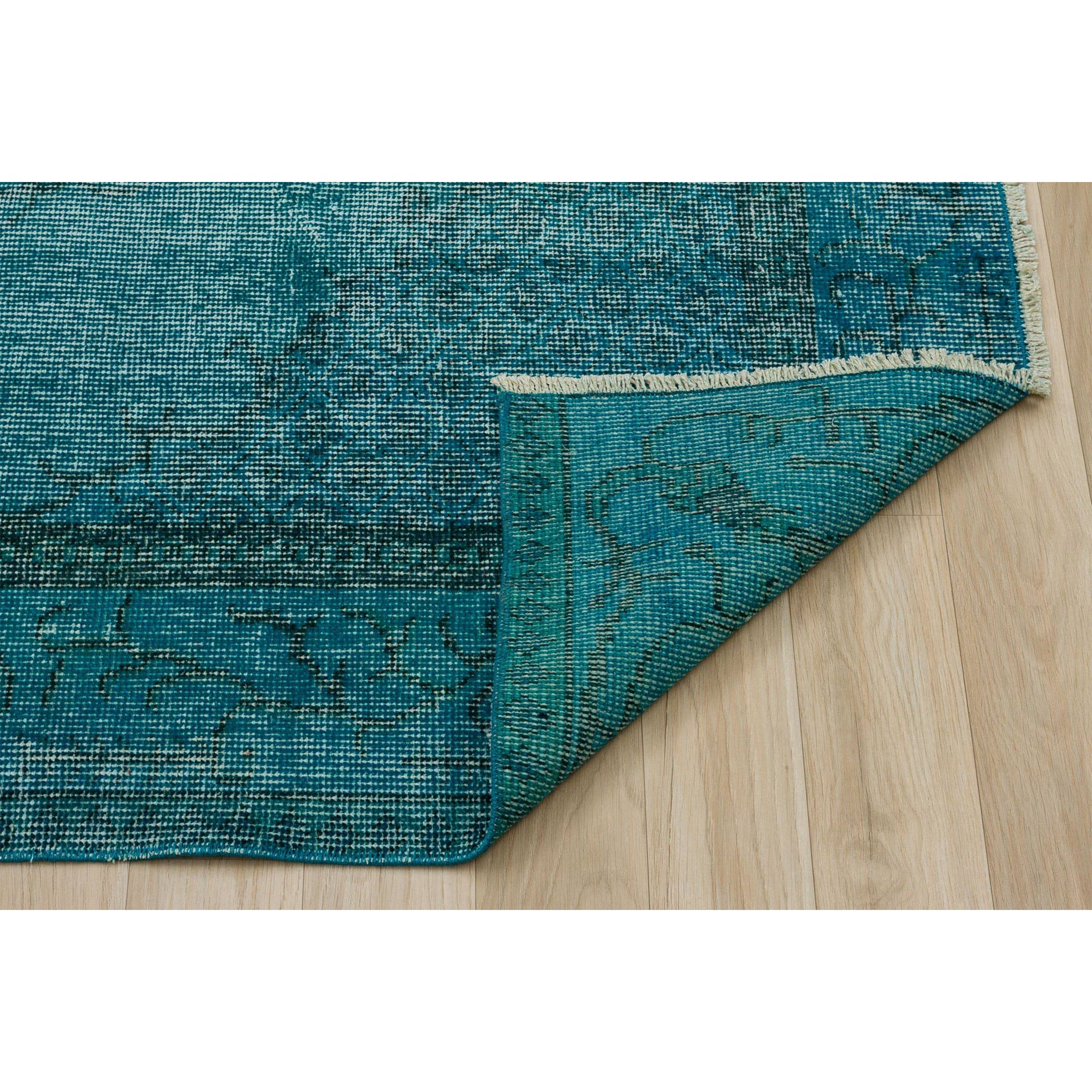 168 X 276 Anatolian Hand Knotted Carpet Vintage Style 7225 - Rugs - ebarza Furniture UAE | Shop Modern Furniture in Abu Dhabi & Dubai - مفروشات ايبازرا في الامارات | تسوق اثاث عصري وديكورات مميزة في دبي وابوظبي