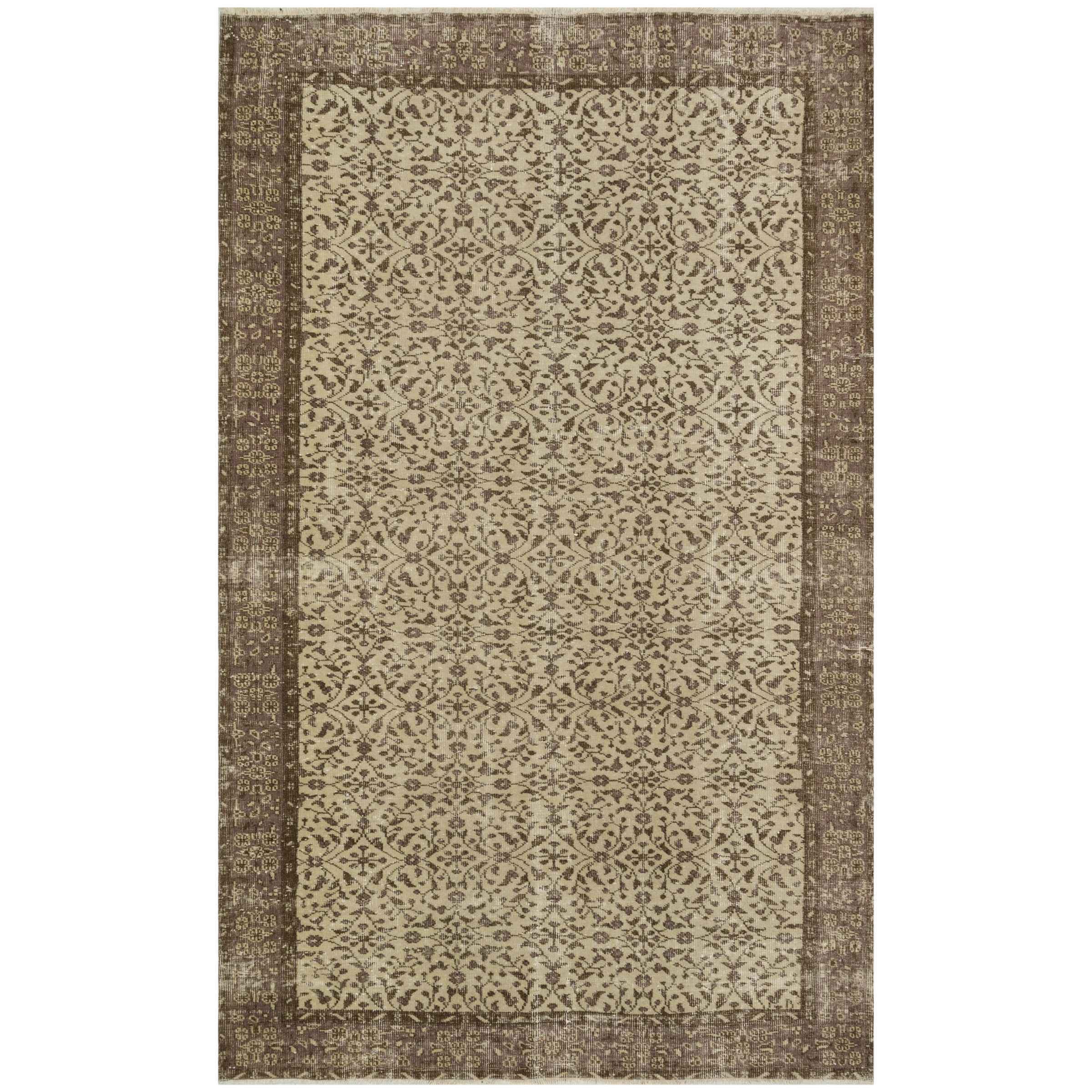 171 X 280 Cm Anatolian Hand Knotted Carpet Vintage Style 8262 - Rugs - ebarza Furniture UAE | Shop Modern Furniture in Abu Dhabi & Dubai - مفروشات ايبازرا في الامارات | تسوق اثاث عصري وديكورات مميزة في دبي وابوظبي