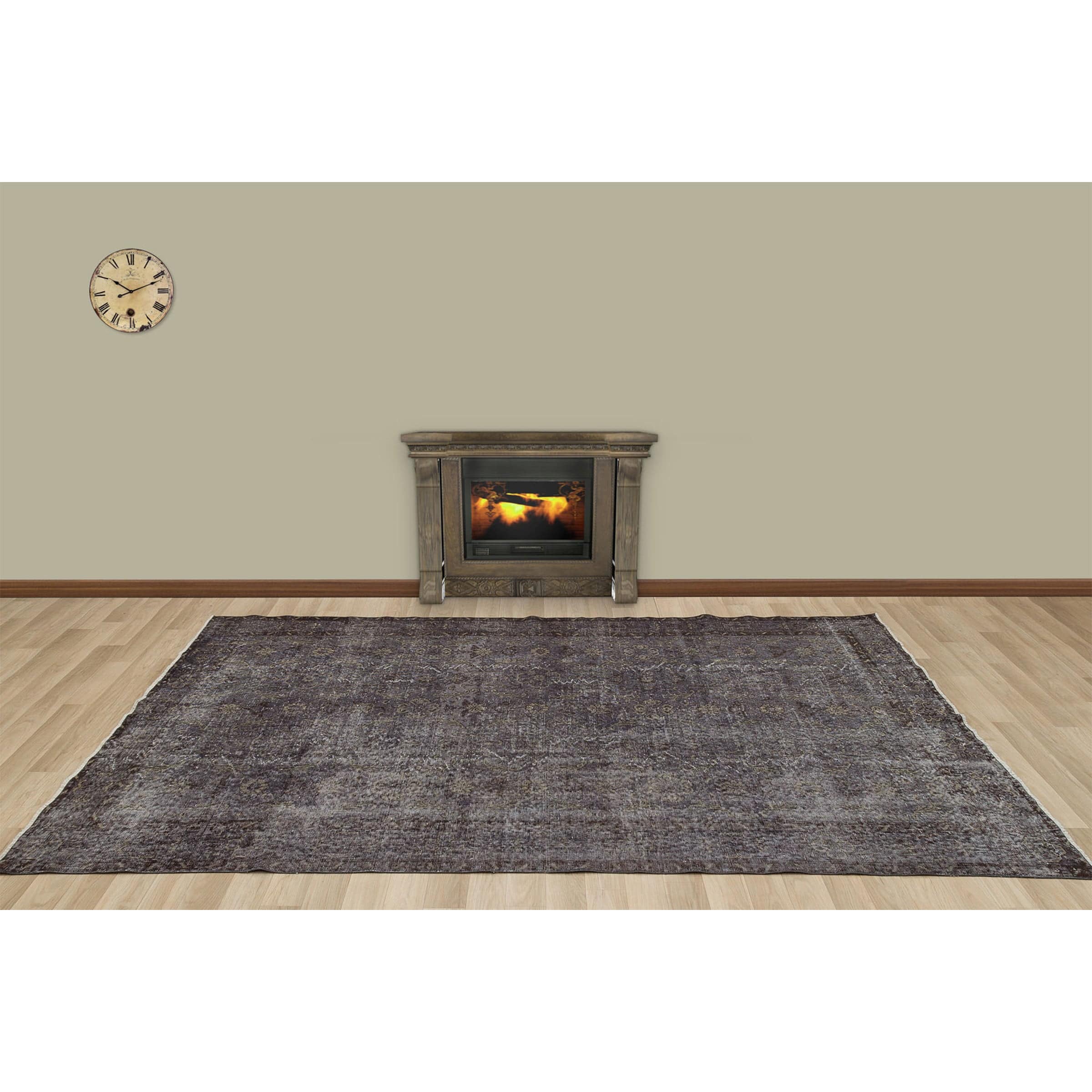 172 X 287 Anatolian Hand Knotted Carpet Vintage Style 7047 - Rugs - ebarza Furniture UAE | Shop Modern Furniture in Abu Dhabi & Dubai - مفروشات ايبازرا في الامارات | تسوق اثاث عصري وديكورات مميزة في دبي وابوظبي