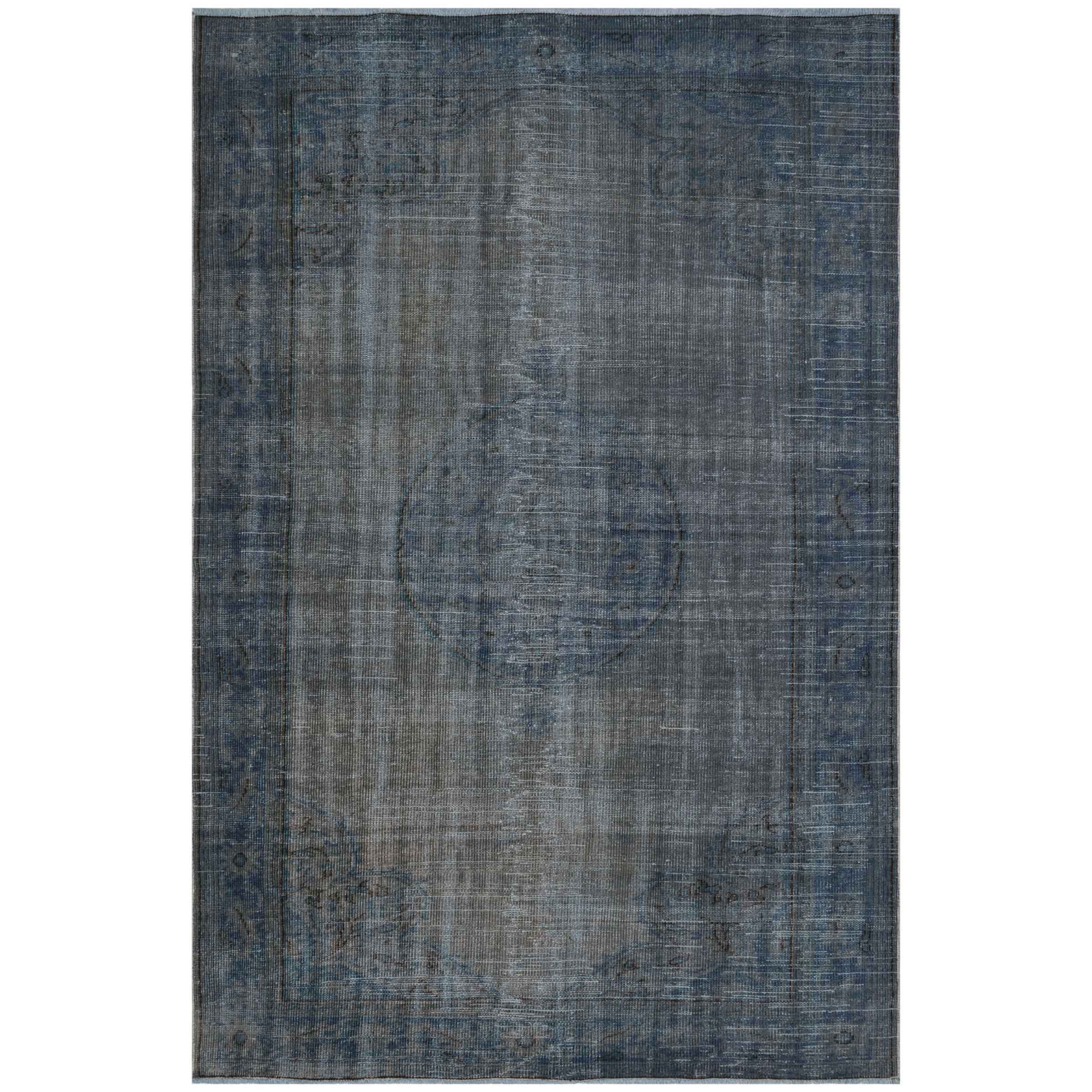 173 X 261 Cm Anatolian Hand Knotted Carpet Vintage Style 7817 - Rugs - ebarza Furniture UAE | Shop Modern Furniture in Abu Dhabi & Dubai - مفروشات ايبازرا في الامارات | تسوق اثاث عصري وديكورات مميزة في دبي وابوظبي