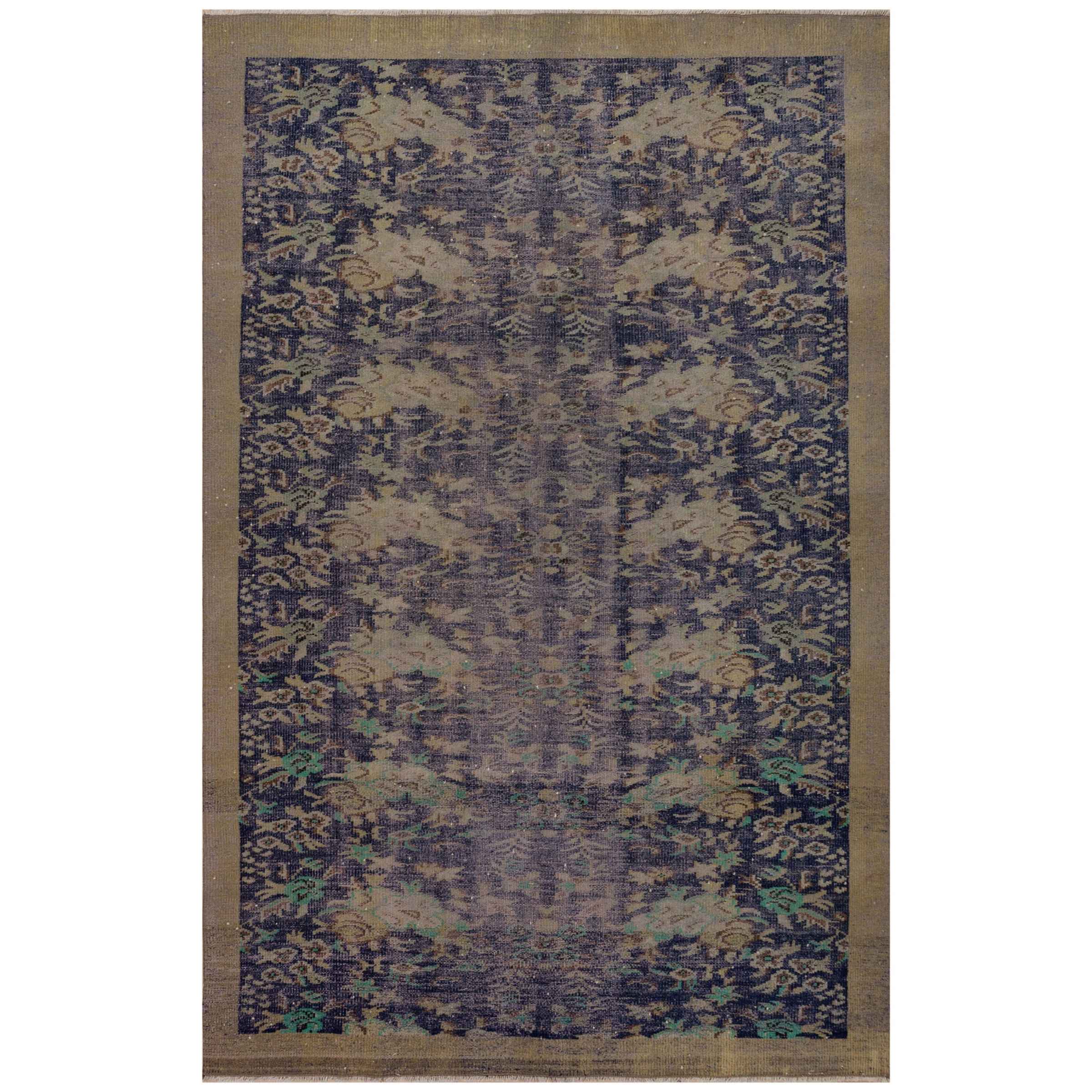 175 X 273 Cm Anatolian Hand Knotted Carpet Vintage Style 7223 - Rugs - ebarza Furniture UAE | Shop Modern Furniture in Abu Dhabi & Dubai - مفروشات ايبازرا في الامارات | تسوق اثاث عصري وديكورات مميزة في دبي وابوظبي