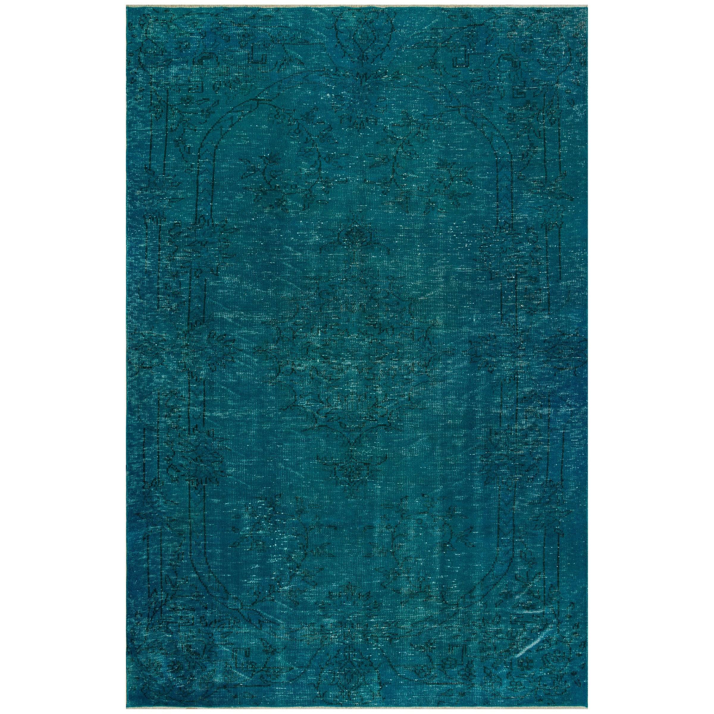 188 X 282 Anatolian Hand Knotted Carpet Vintage Style 7423 - Rugs - ebarza Furniture UAE | Shop Modern Furniture in Abu Dhabi & Dubai - مفروشات ايبازرا في الامارات | تسوق اثاث عصري وديكورات مميزة في دبي وابوظبي
