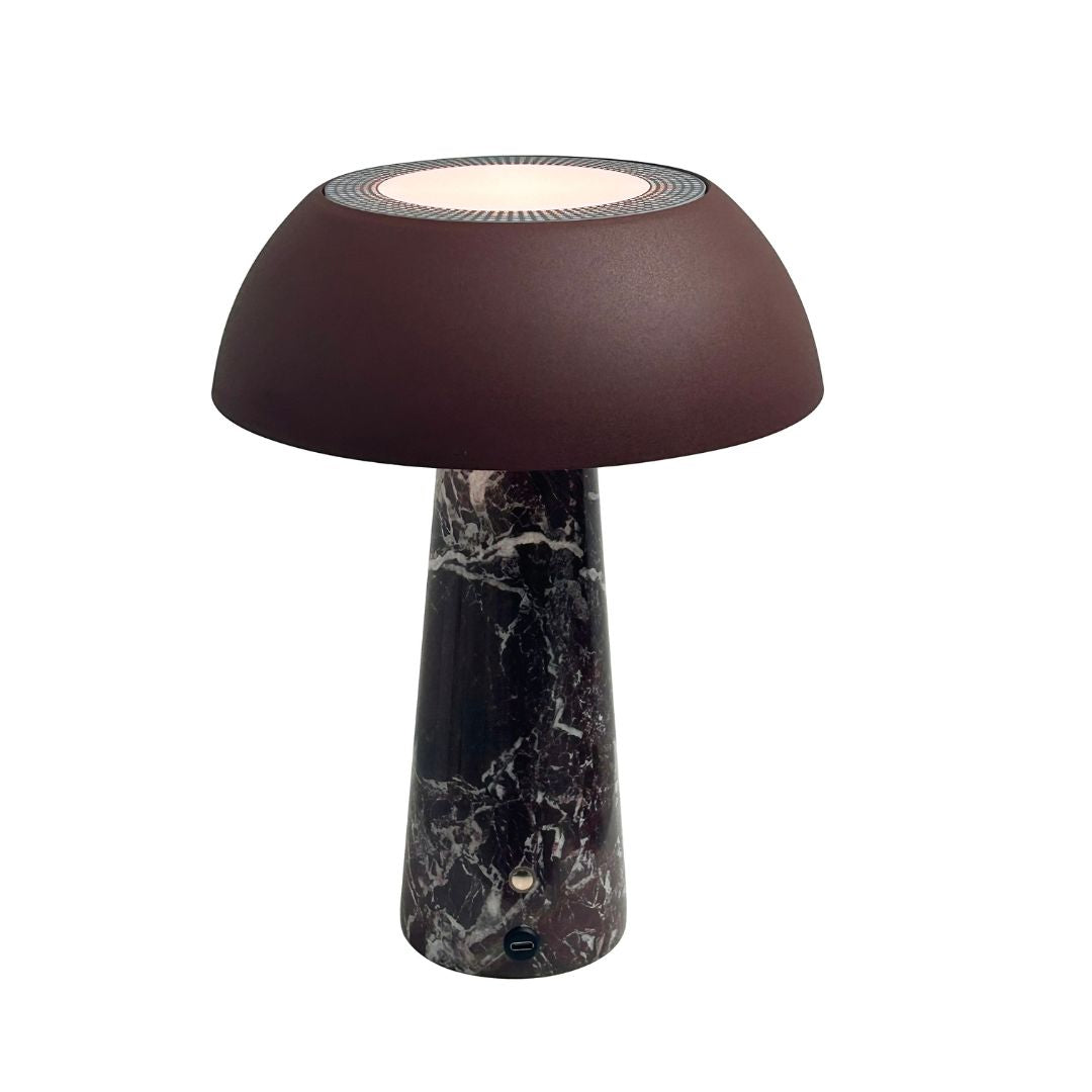 BEACON Solis table lamp with a sleek modern design, black finish, and adjustable arm for desk or table lighting.