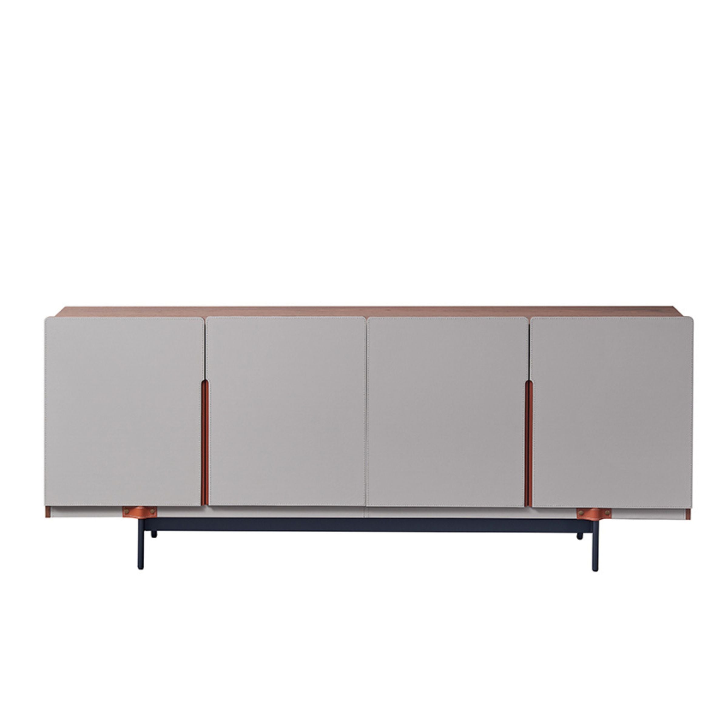Mycroft Saddle Leather Cabinet MLL-T07 - Storage/TV Unites - ebarza Furniture UAE | Shop Modern Furniture in Abu Dhabi & Dubai - مفروشات ايبازرا في الامارات | تسوق اثاث عصري وديكورات مميزة في دبي وابوظبي