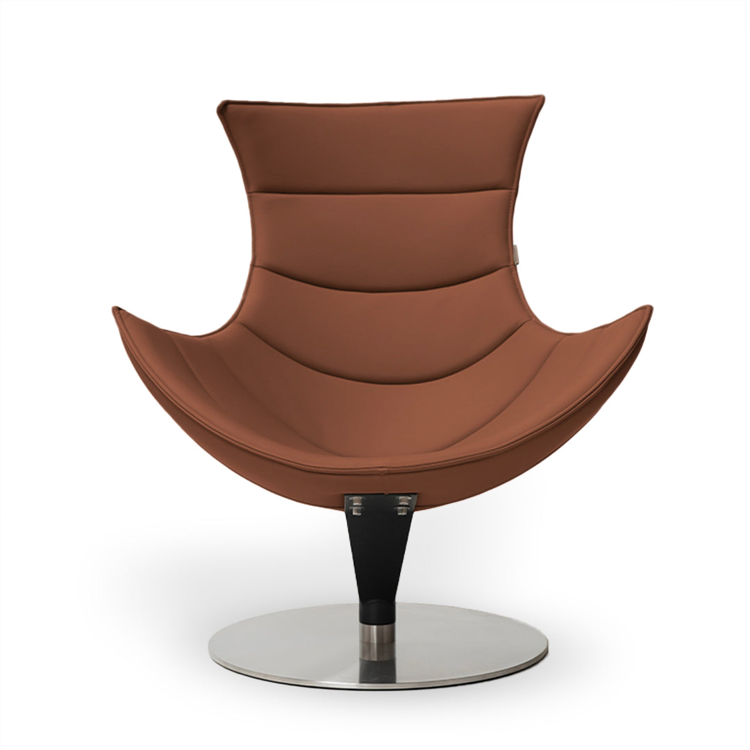 JIATAI SWIVEL Lounge Chair F-2039-Clay - Lounge Chairs - ebarza Furniture UAE | Shop Modern Furniture in Abu Dhabi & Dubai - مفروشات ايبازرا في الامارات | تسوق اثاث عصري وديكورات مميزة في دبي وابوظبي