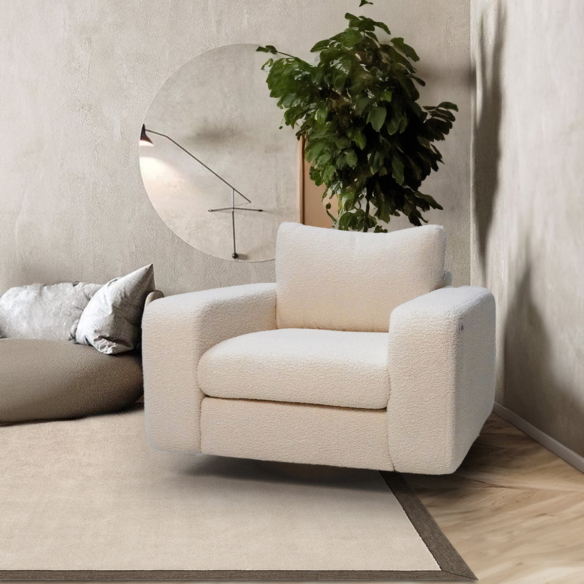 200x300 cm COOL HALI Bounty 74 Monterey Rug with intricate pattern and neutral tones, perfect for modern living spaces.