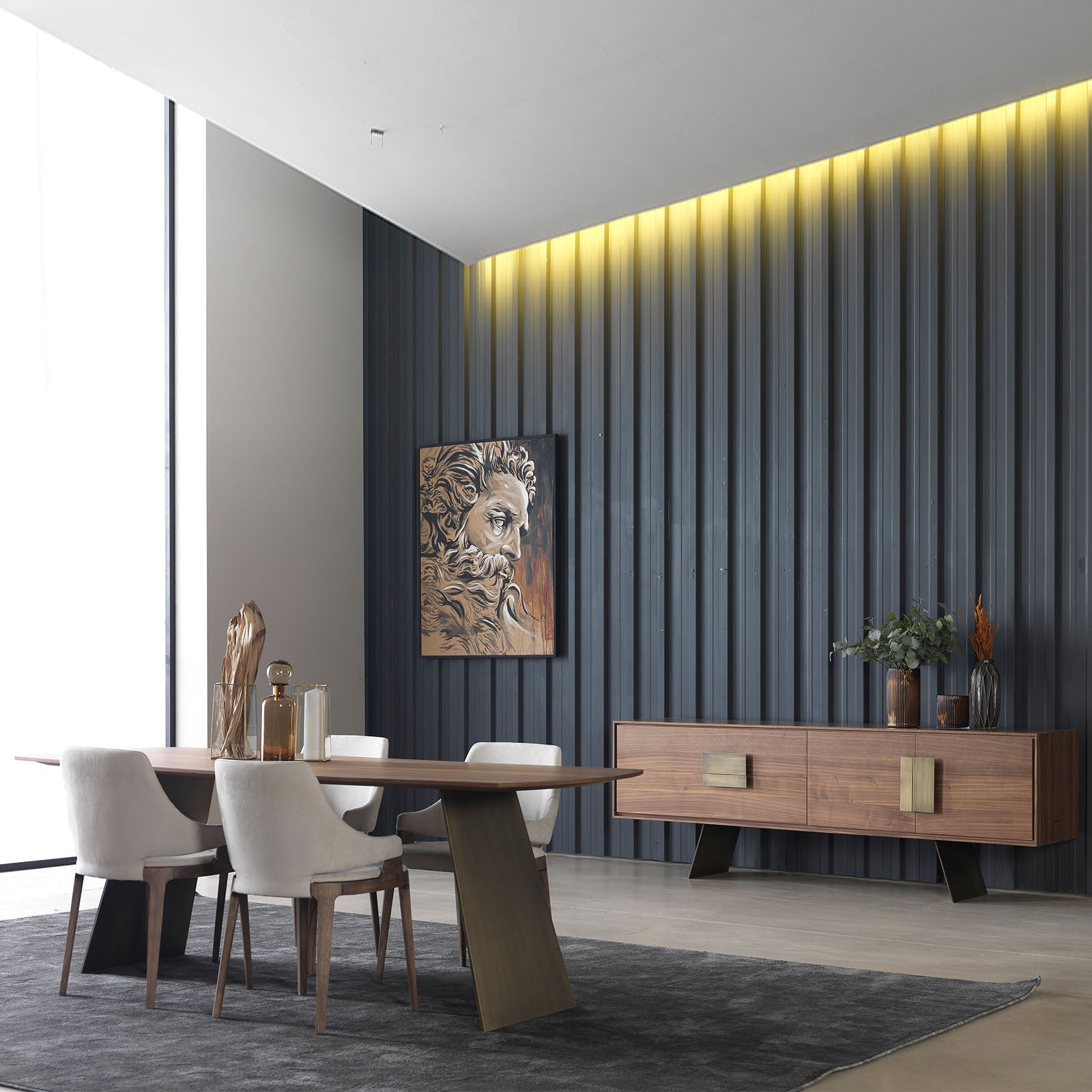 Display item - Next Side Board Next002YAS - DISPLAY ITEM - ebarza Furniture UAE | Shop Modern Furniture in Abu Dhabi & Dubai - مفروشات ايبازرا في الامارات | تسوق اثاث عصري وديكورات مميزة في دبي وابوظبي