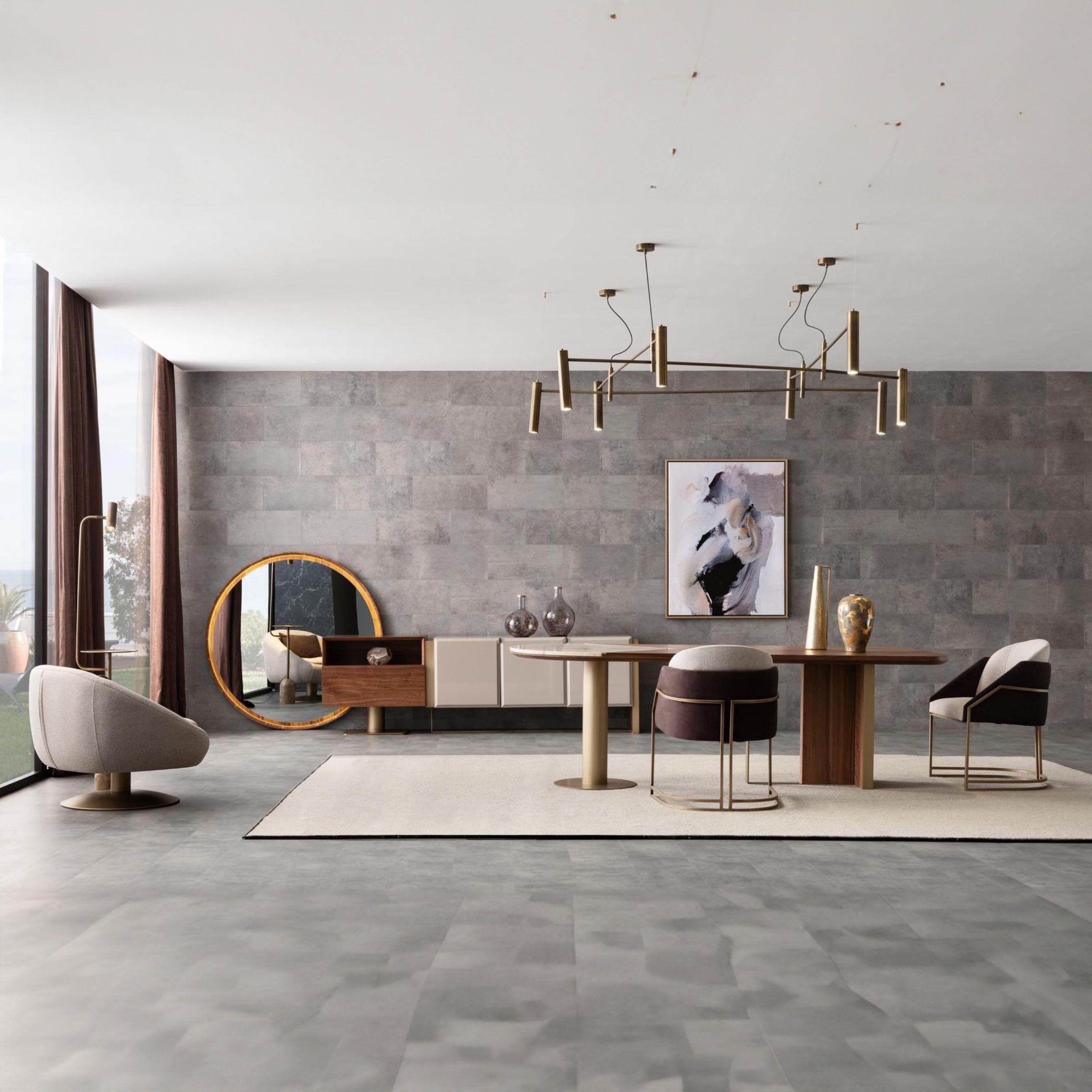 Wagon Dining Table Orxwgn-Dtable - Dining Tables - ebarza Furniture UAE | Shop Modern Furniture in Abu Dhabi & Dubai - مفروشات ايبازرا في الامارات | تسوق اثاث عصري وديكورات مميزة في دبي وابوظبي