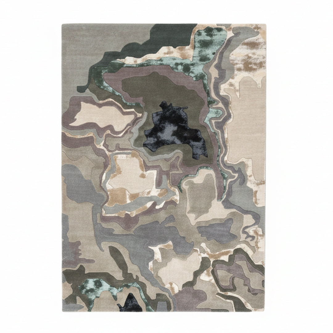 230X160 Cm Handmade Wool Rug Jh-20728-L - Rugs - ebarza Furniture UAE | Shop Modern Furniture in Abu Dhabi & Dubai - مفروشات ايبازرا في الامارات | تسوق اثاث عصري وديكورات مميزة في دبي وابوظبي