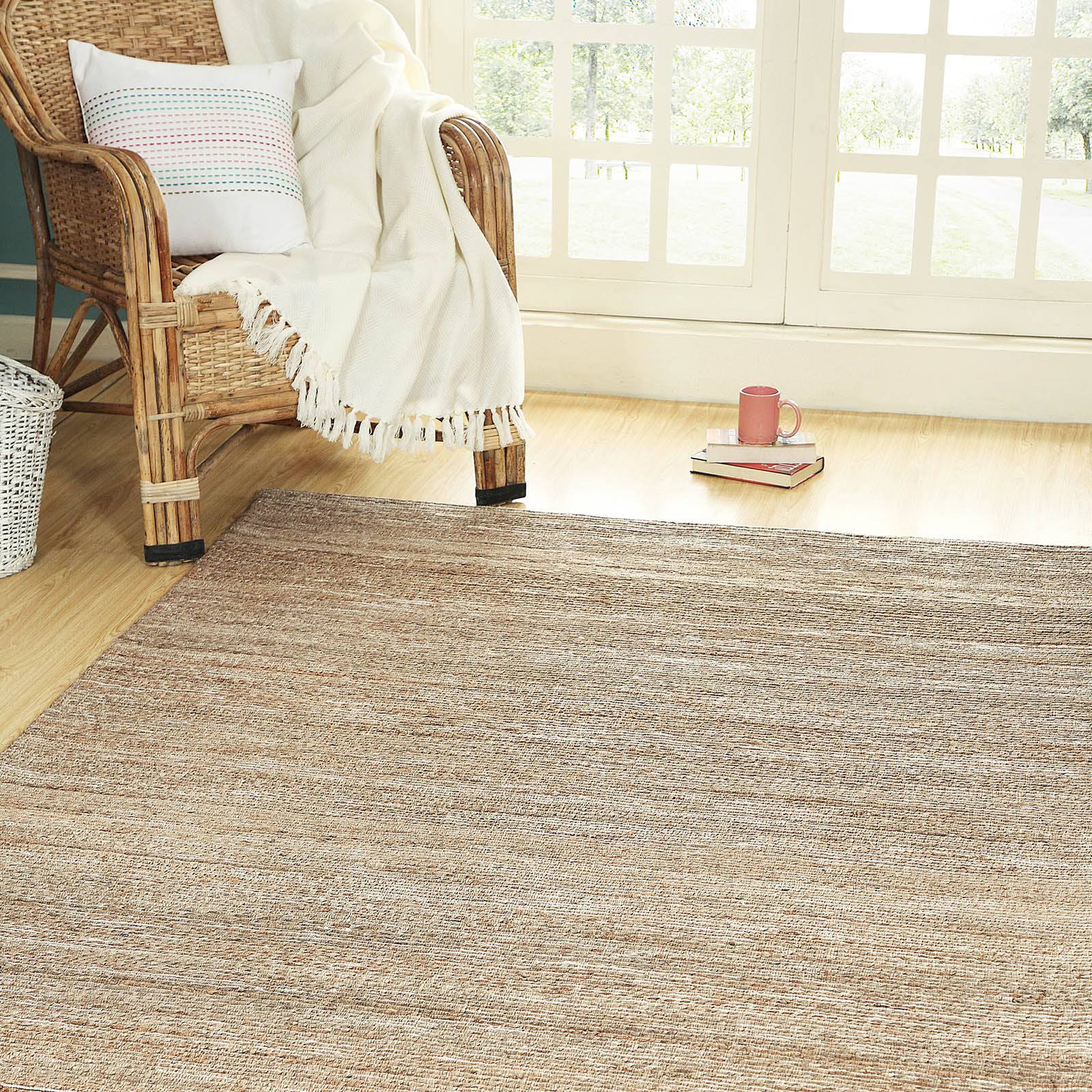 230X160 Cm Alberobello Handmade Jute Rug Alberobello-Aa-02-M - Rugs - ebarza Furniture UAE | Shop Modern Furniture in Abu Dhabi & Dubai - مفروشات ايبازرا في الامارات | تسوق اثاث عصري وديكورات مميزة في دبي وابوظبي