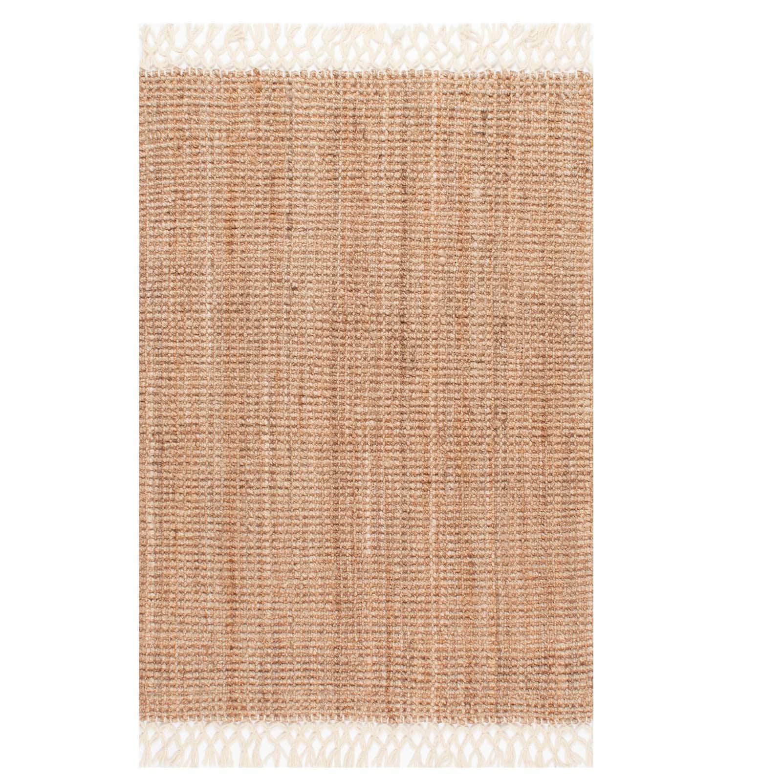 230X160 Cm Braided Handmade Jute Rug Jh-2339-L - Rugs - ebarza Furniture UAE | Shop Modern Furniture in Abu Dhabi & Dubai - مفروشات ايبازرا في الامارات | تسوق اثاث عصري وديكورات مميزة في دبي وابوظبي