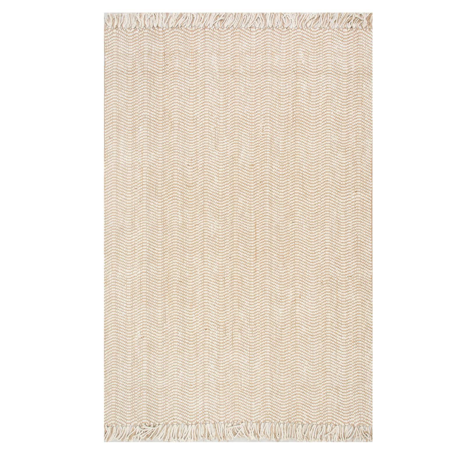 230X160 Cm Braided Handmade Jute Rug Jh-2340-L - Rugs - ebarza Furniture UAE | Shop Modern Furniture in Abu Dhabi & Dubai - مفروشات ايبازرا في الامارات | تسوق اثاث عصري وديكورات مميزة في دبي وابوظبي