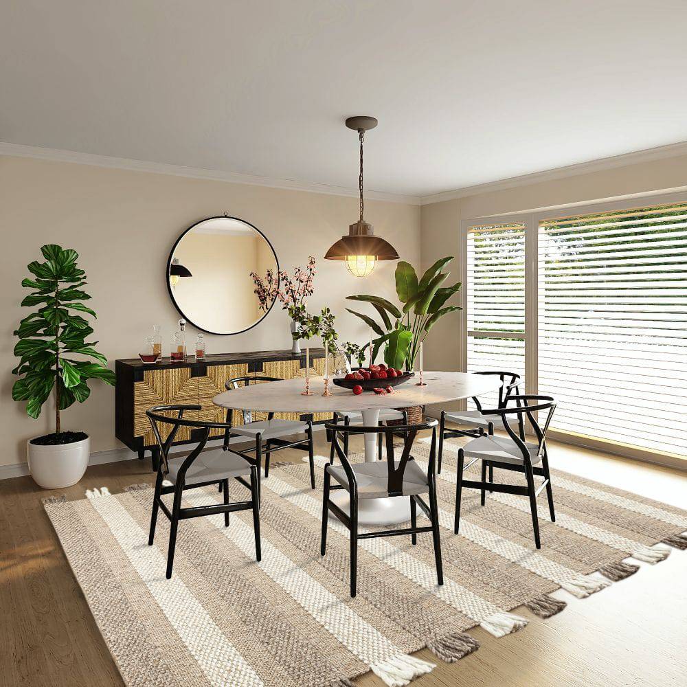 230X160 Cm Hand Woven Wool Rug Bliss-Bss-03-L - Rugs - ebarza Furniture UAE | Shop Modern Furniture in Abu Dhabi & Dubai - مفروشات ايبازرا في الامارات | تسوق اثاث عصري وديكورات مميزة في دبي وابوظبي