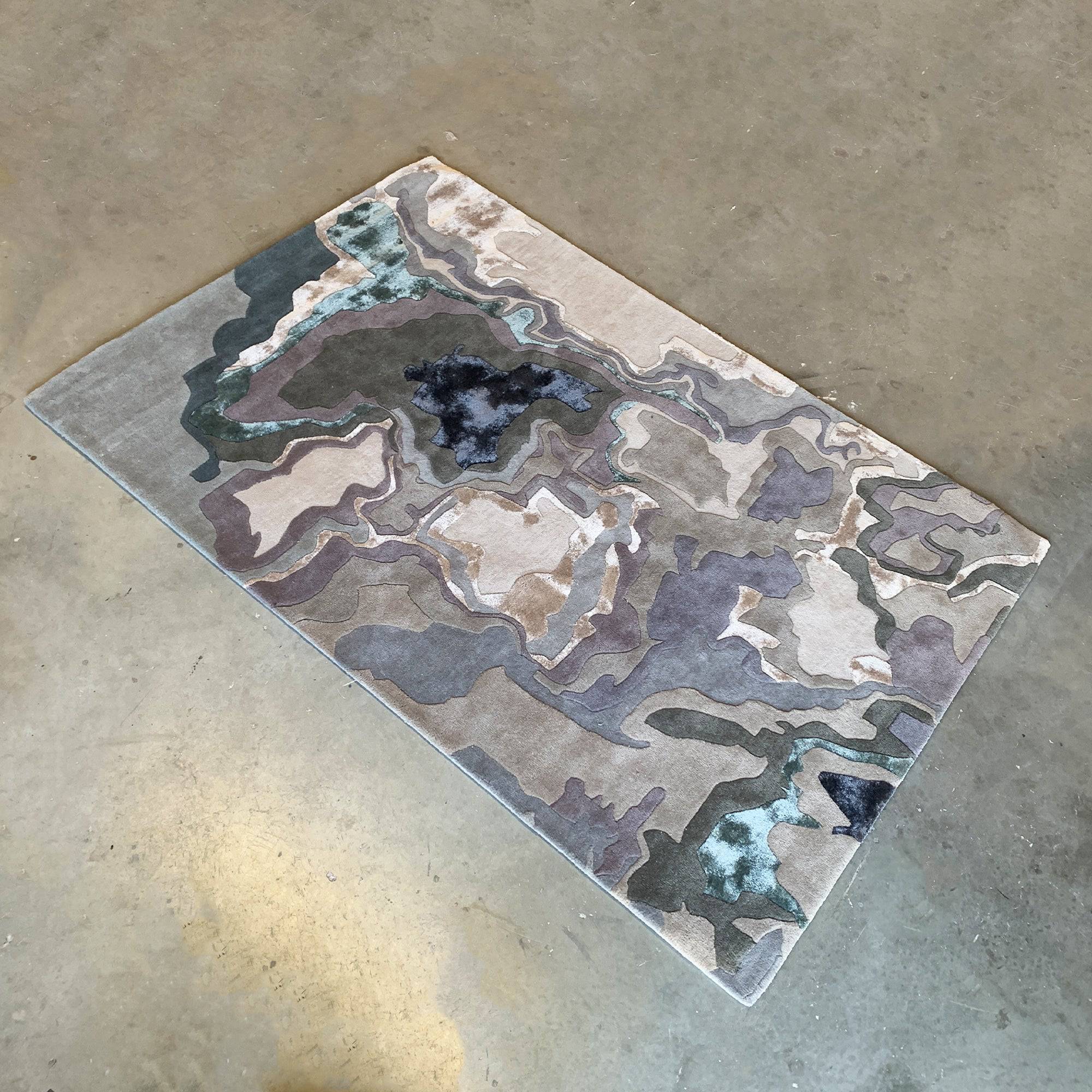 230X160 Cm Handmade Wool Rug Jh-20728-L - Rugs - ebarza Furniture UAE | Shop Modern Furniture in Abu Dhabi & Dubai - مفروشات ايبازرا في الامارات | تسوق اثاث عصري وديكورات مميزة في دبي وابوظبي