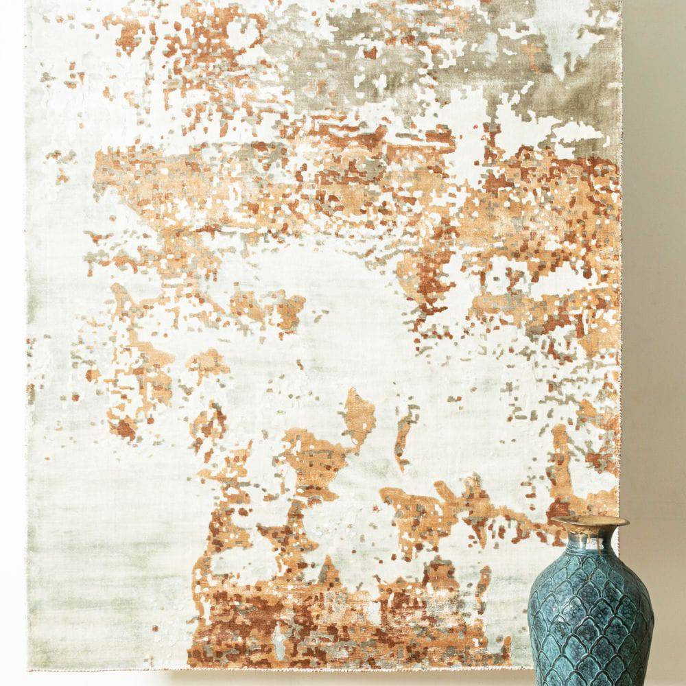 230X160 Cm Handmade Wool Rug Jh-20732-L - Rugs - ebarza Furniture UAE | Shop Modern Furniture in Abu Dhabi & Dubai - مفروشات ايبازرا في الامارات | تسوق اثاث عصري وديكورات مميزة في دبي وابوظبي