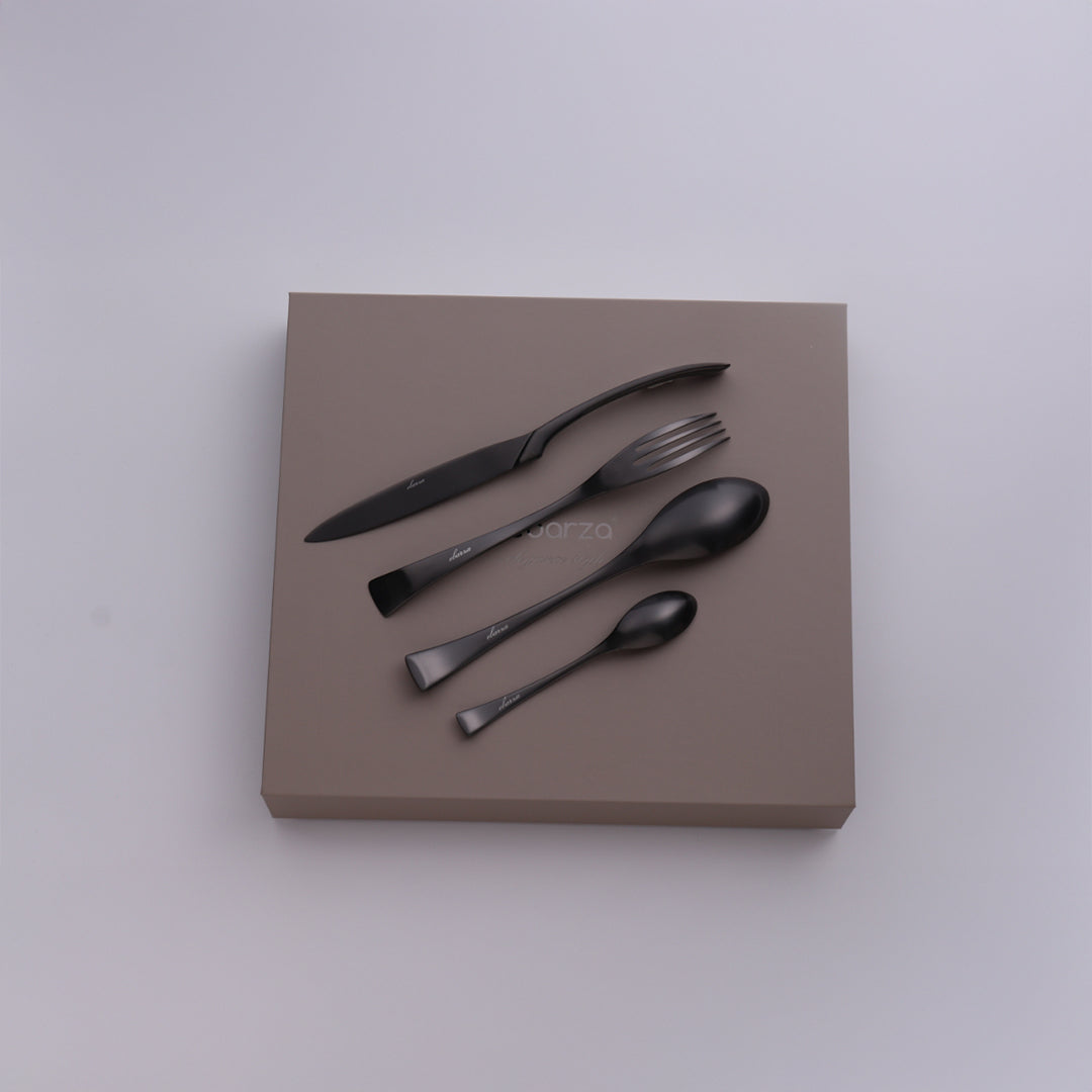 24 Pieces Noble Cutlery Set 8034MB - Cutlery Sets - ebarza Furniture UAE | Shop Modern Furniture in Abu Dhabi & Dubai - مفروشات ايبازرا في الامارات | تسوق اثاث عصري وديكورات مميزة في دبي وابوظبي