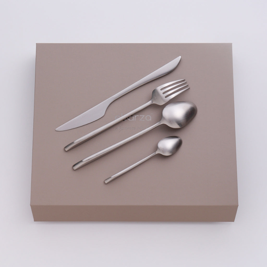 24 Pieces Viva Cutlery Set 9002 - Cutlery Sets - ebarza Furniture UAE | Shop Modern Furniture in Abu Dhabi & Dubai - مفروشات ايبازرا في الامارات | تسوق اثاث عصري وديكورات مميزة في دبي وابوظبي