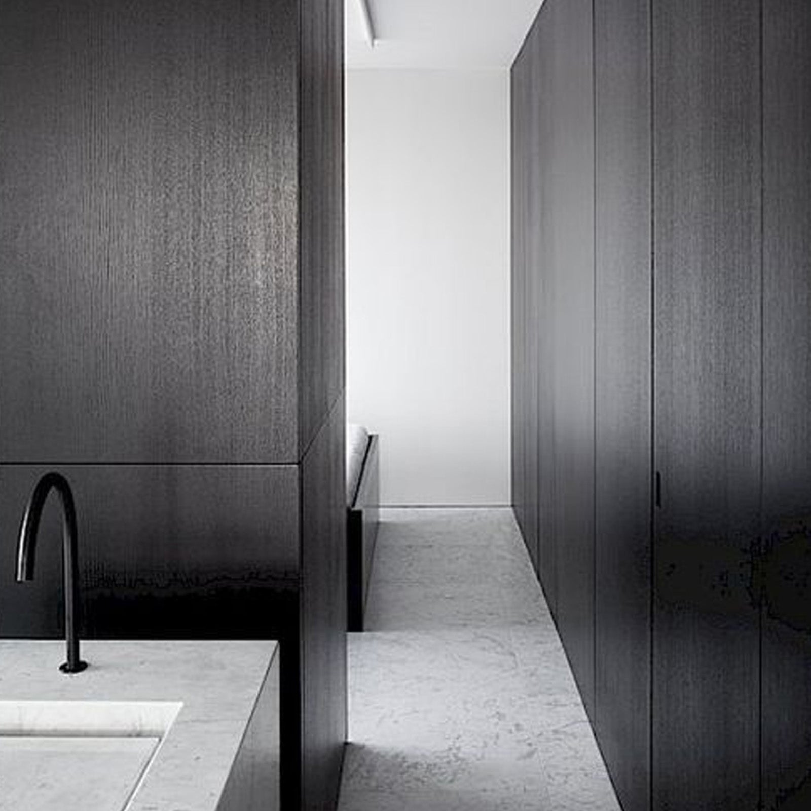 280x122x1.8cm Slat Acoustic Black OAK Flat Decoration Panel Black-MDF - Wall Panels - ebarza Furniture UAE | Shop Modern Furniture in Abu Dhabi & Dubai - مفروشات ايبازرا في الامارات | تسوق اثاث عصري وديكورات مميزة في دبي وابوظبي