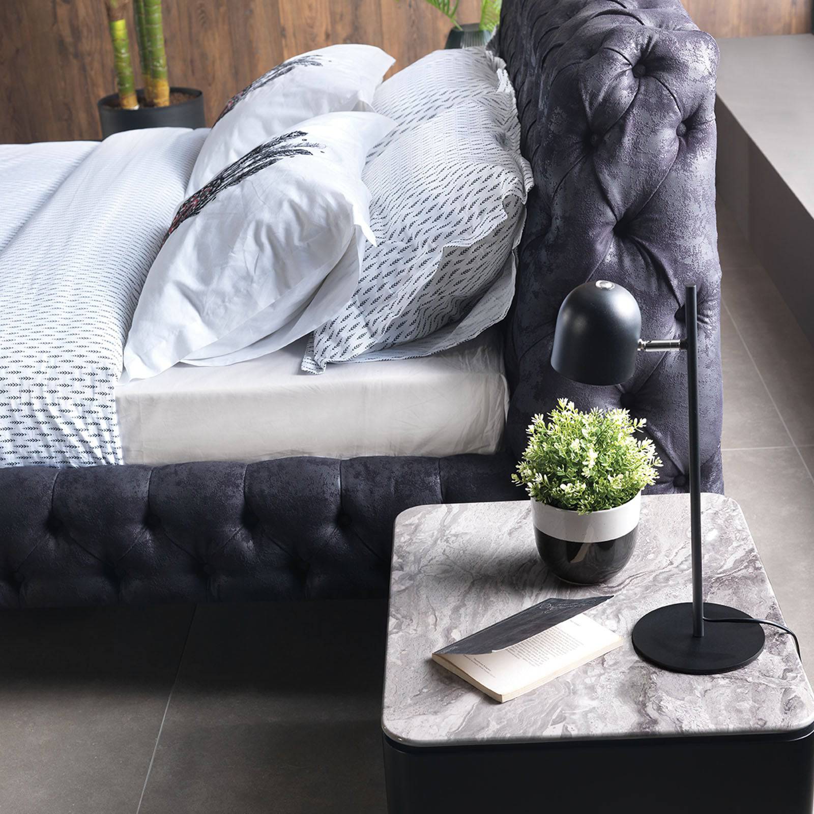 2X Beretta Bed Side Table Beretta-Table - Bedside Tables - ebarza Furniture UAE | Shop Modern Furniture in Abu Dhabi & Dubai - مفروشات ايبازرا في الامارات | تسوق اثاث عصري وديكورات مميزة في دبي وابوظبي