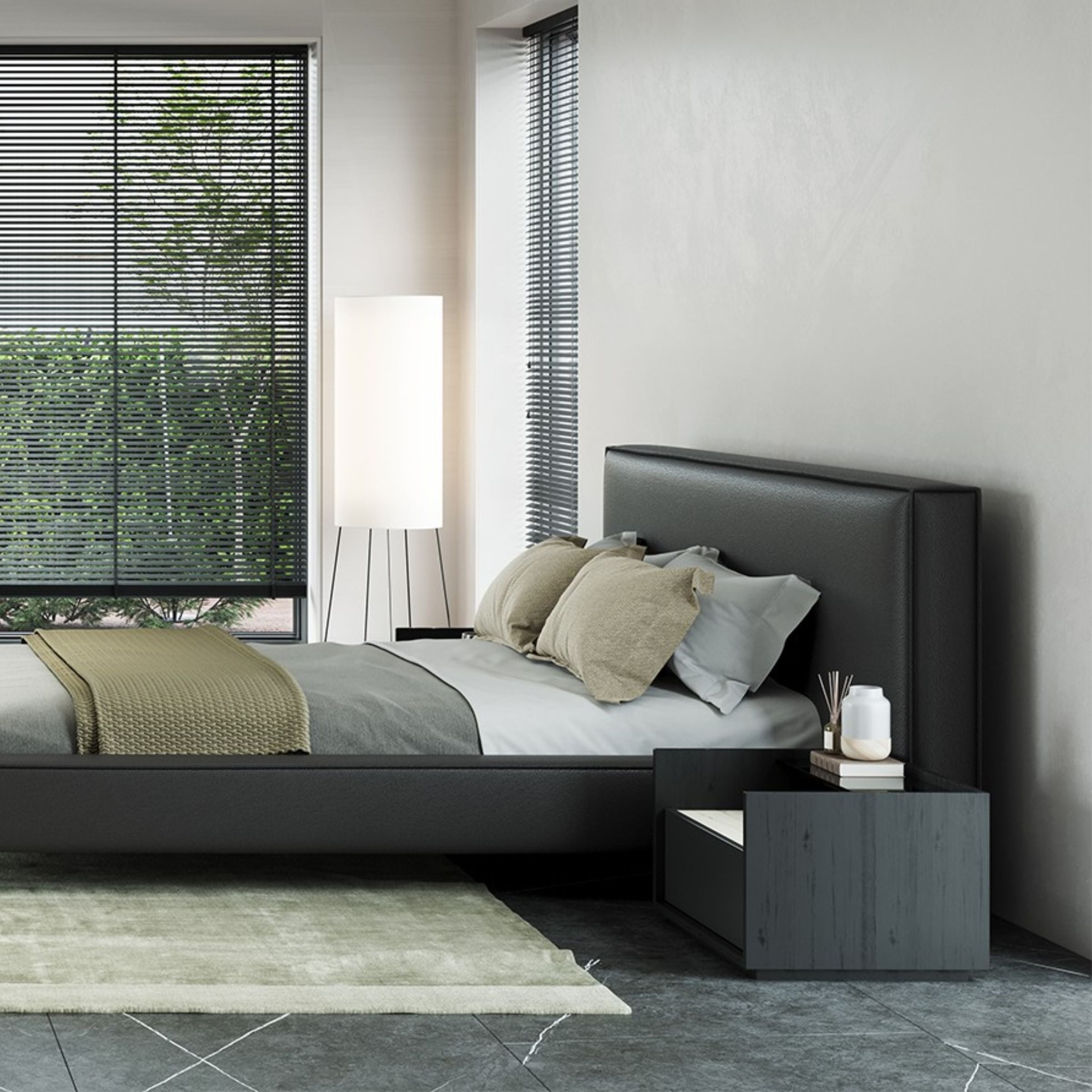 Display Item - 2X COLLECT Grey Bedside Tables YLCG-BNS - YAS - DISPLAY ITEM - ebarza Furniture UAE | Shop Modern Furniture in Abu Dhabi & Dubai - مفروشات ايبازرا في الامارات | تسوق اثاث عصري وديكورات مميزة في دبي وابوظبي