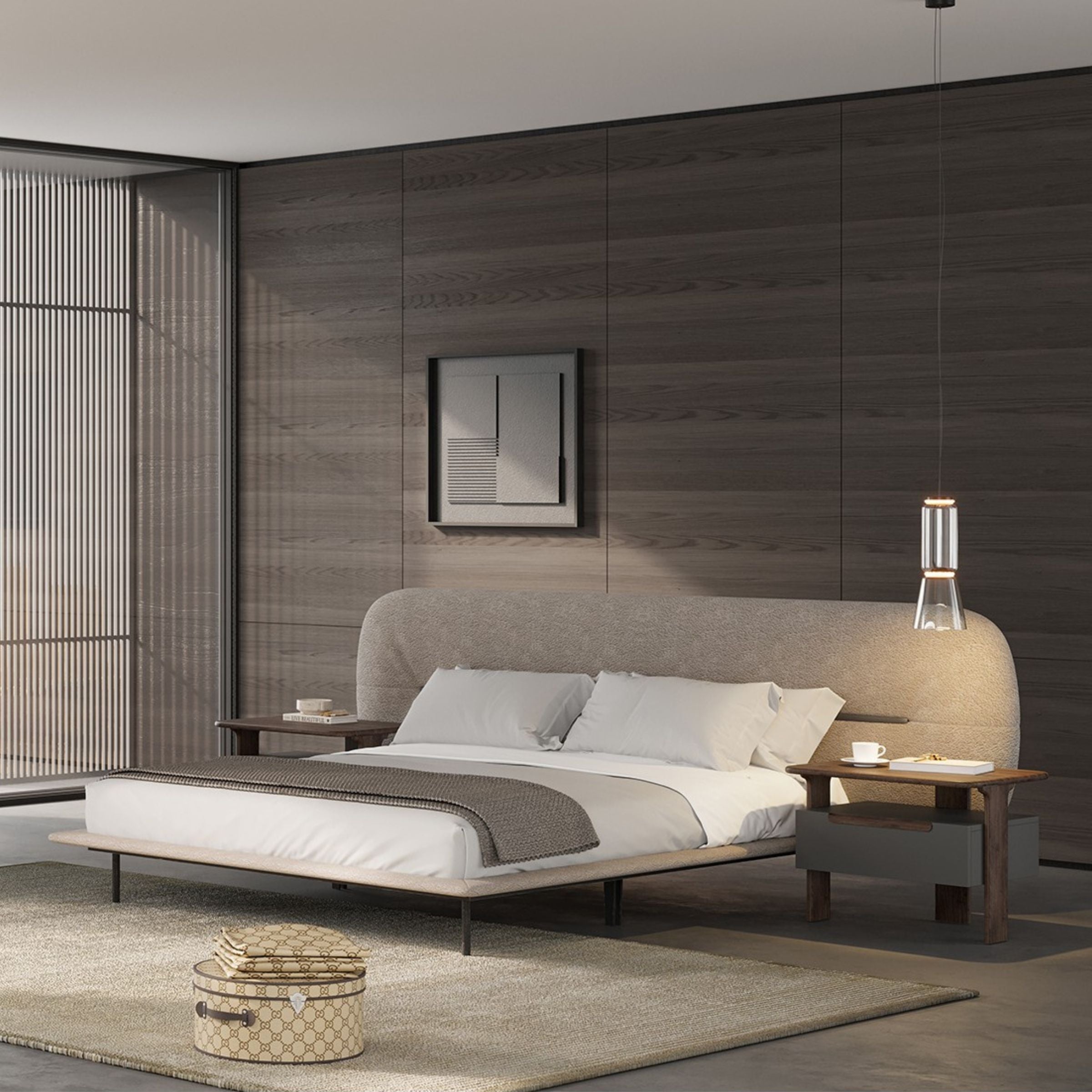 2X Lova Bedside Tables YOLVA-2NS - Bedside Tables - ebarza Furniture UAE | Shop Modern Furniture in Abu Dhabi & Dubai - مفروشات ايبازرا في الامارات | تسوق اثاث عصري وديكورات مميزة في دبي وابوظبي