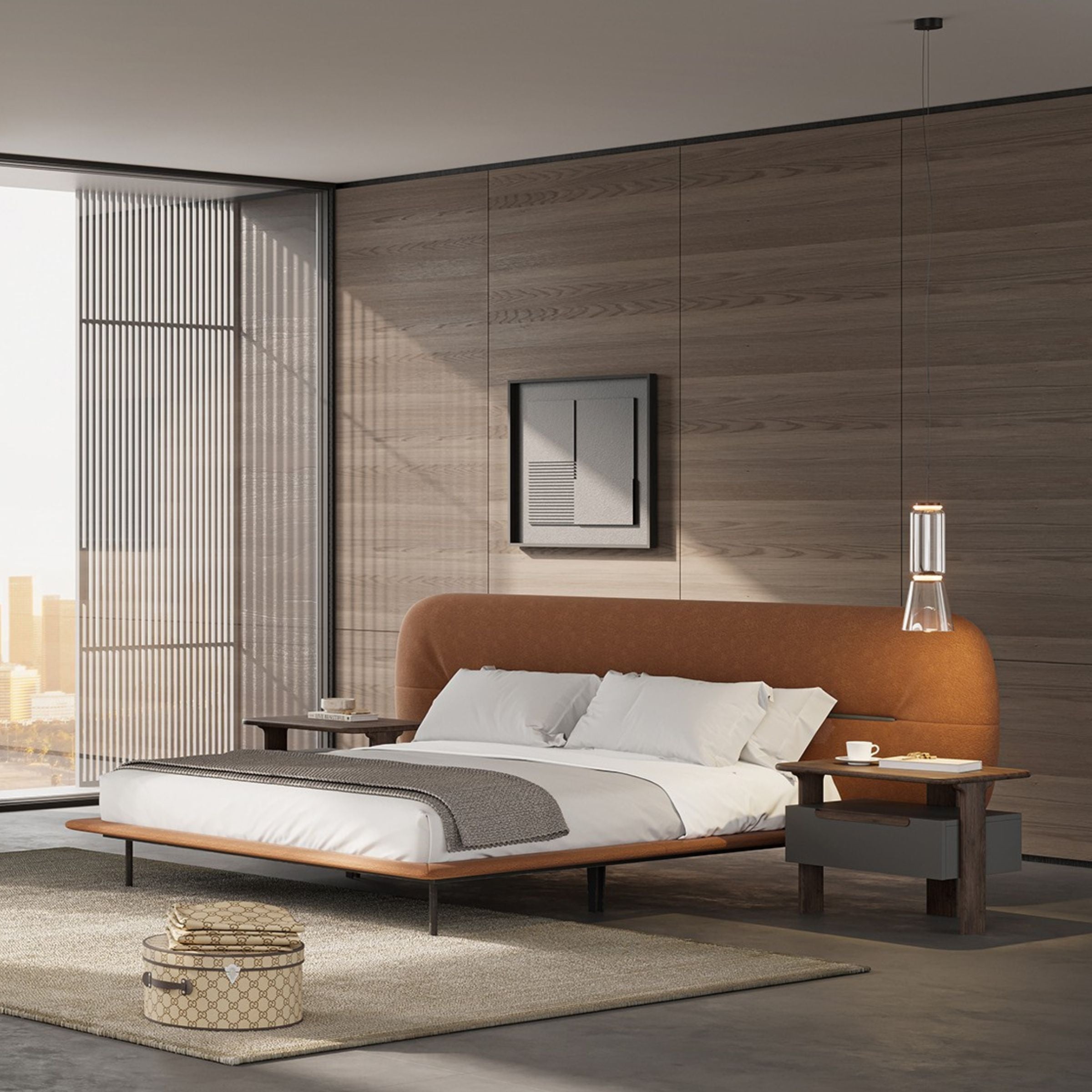 2X Lova Bedside Tables YOLVA-2NS - Bedside Tables - ebarza Furniture UAE | Shop Modern Furniture in Abu Dhabi & Dubai - مفروشات ايبازرا في الامارات | تسوق اثاث عصري وديكورات مميزة في دبي وابوظبي