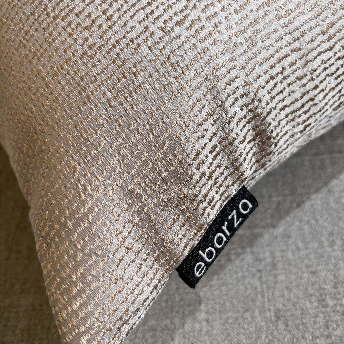 BEACON Luna Spliced Cushion in 30x60 size, featuring a modern design with colorful spliced fabric, perfect for living room decor.
