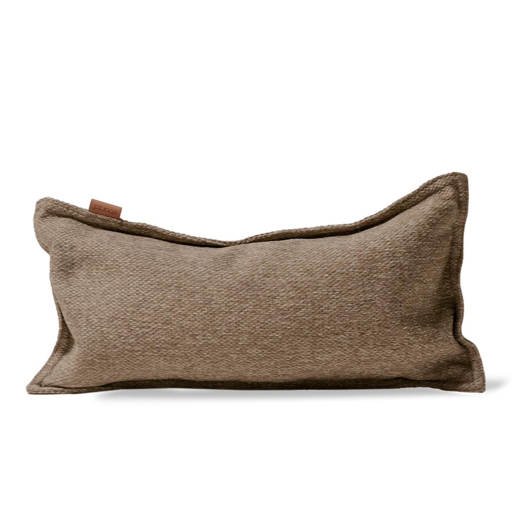 30*60 PILLOW With Zipper - Concha182-Brown - Cushions - ebarza Furniture UAE | Shop Modern Furniture in Abu Dhabi & Dubai - مفروشات ايبازرا في الامارات | تسوق اثاث عصري وديكورات مميزة في دبي وابوظبي
